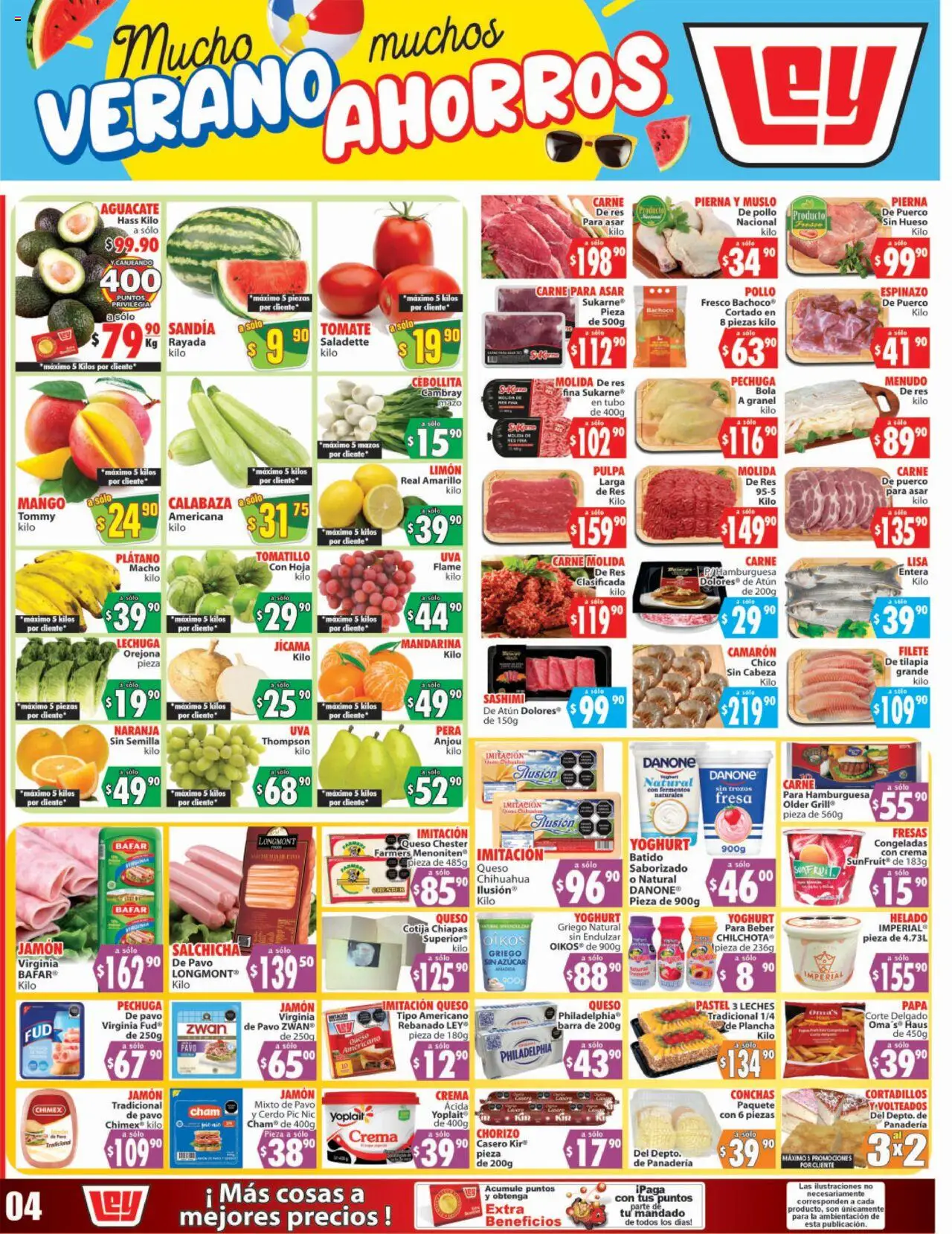 Nuevas ofertas de Casa Ley válidas en toda la República Mexicana desde el 19.07.2025. ¡Encuentra las mejores ofertas en Casa Ley - Folleto Autoservicio! | Página: 1 | Productos: Tomate, Mango, Pastel, Barra