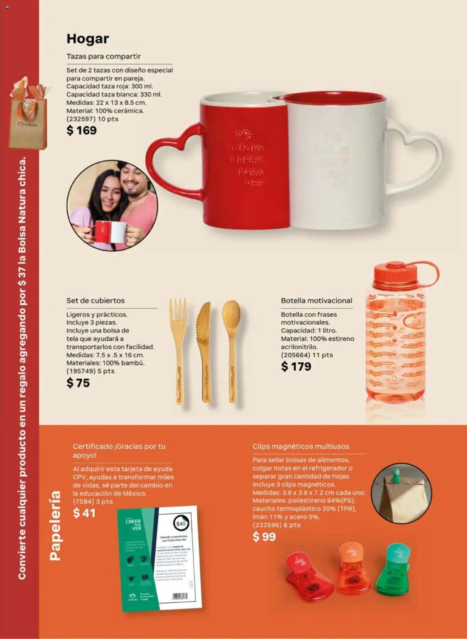 Nuevas ofertas de Natura válidas en toda la República Mexicana desde el 20.02.2026. ¡Encuentra las mejores ofertas en Natura campaña 4 2026! | Página: 149 | Productos: Refrigerador, Taza, Imán, Botella