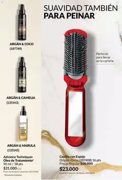 Vista previa Catálogo AVON Campaña 4/2026 válido desde el 01.04.2026 | Página: 184 | Productos: Espejo, Cepillo