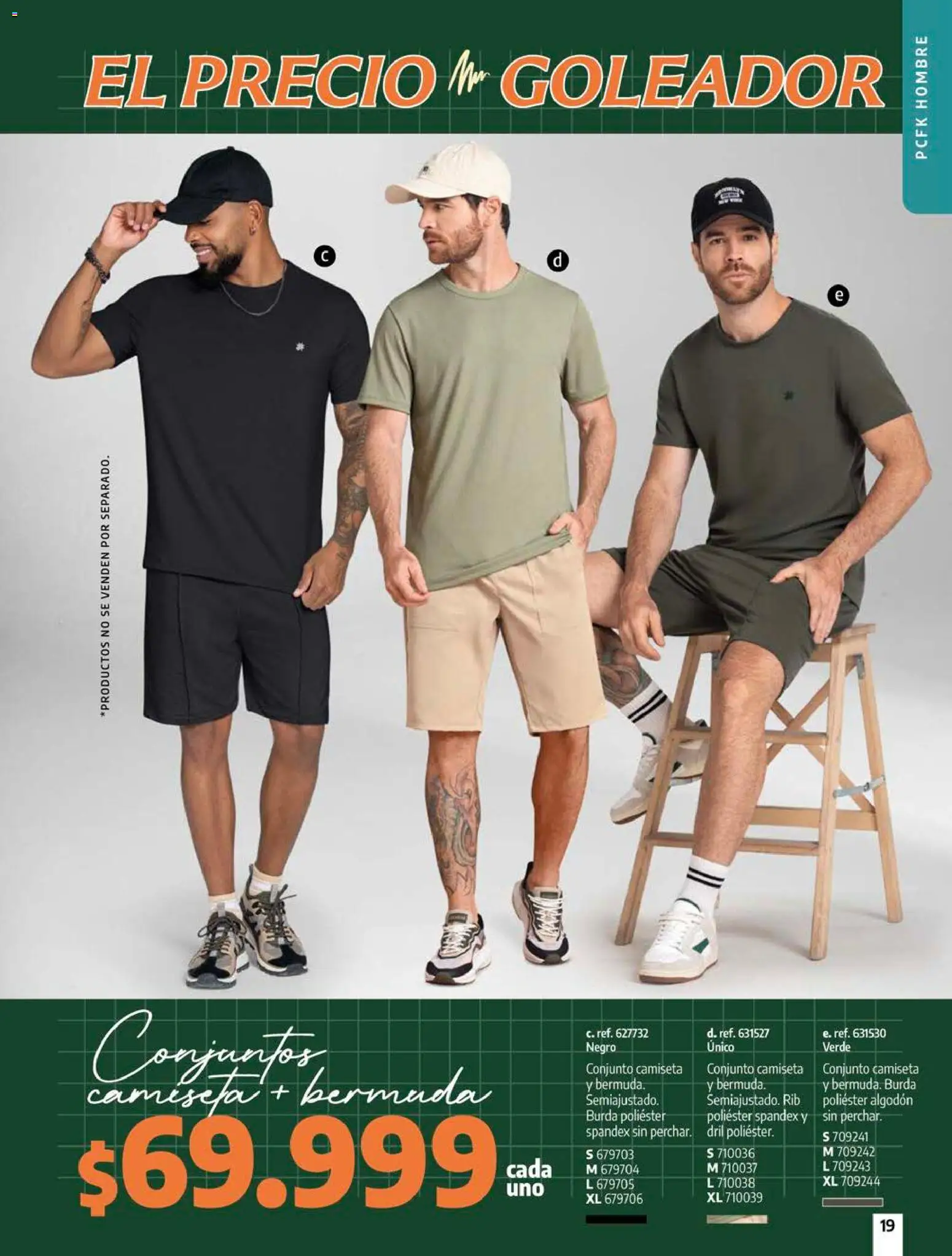 Pacifika revista - valida desde el 01.08.2026 | Página: 19 | Productos: Algodón, Bermuda, Camiseta, Conjunto