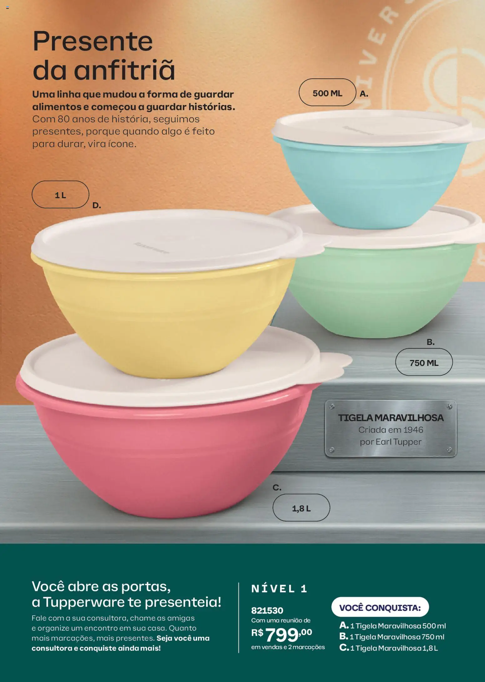 Tupperware Folheto - válido de 01.05.2026 | Página: 58 | Produtos: Tigela