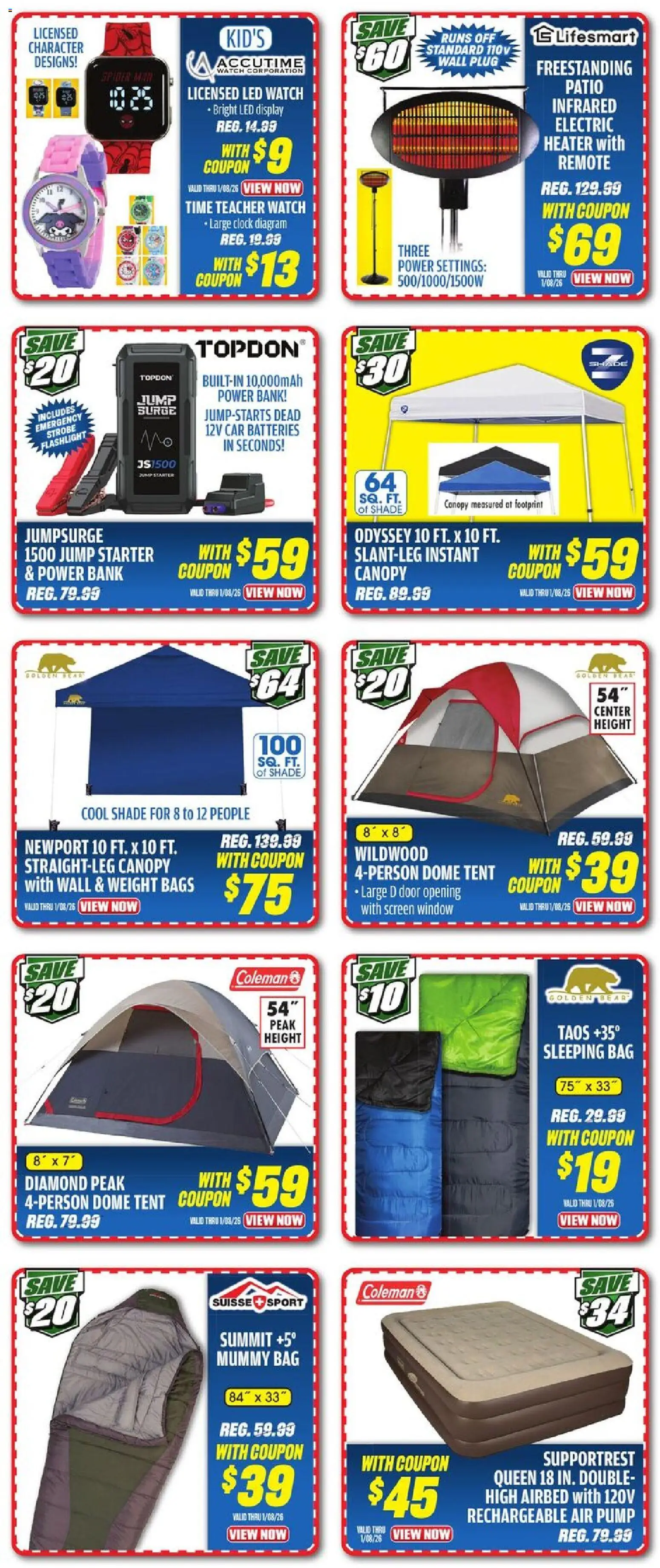 Big 5 Sporting Goods Weekly Ad - valid from 26.12.2025 | Page: 5 | Products: Pump, Watch, Bag, Weight