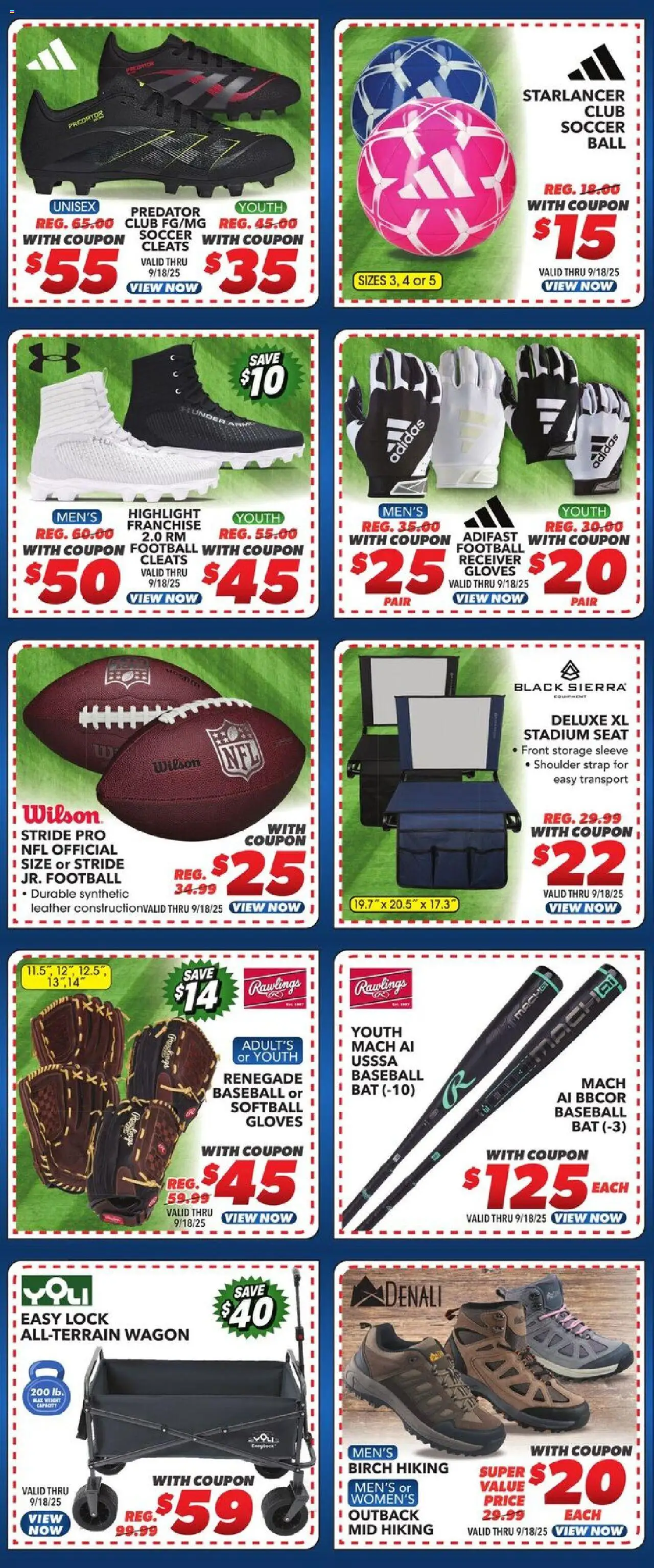 Big 5 Sporting Goods Weekly Ad - valid from 12.09.2025 | Page: 2 | Products: Gloves, Receiver