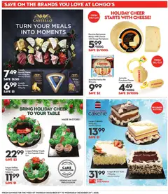 Preview of Longo's weekly flyer / circulaire from shop Longo's valid from 18.12.2025 | Page: 22 | Products: Table, Milk, Cheese
