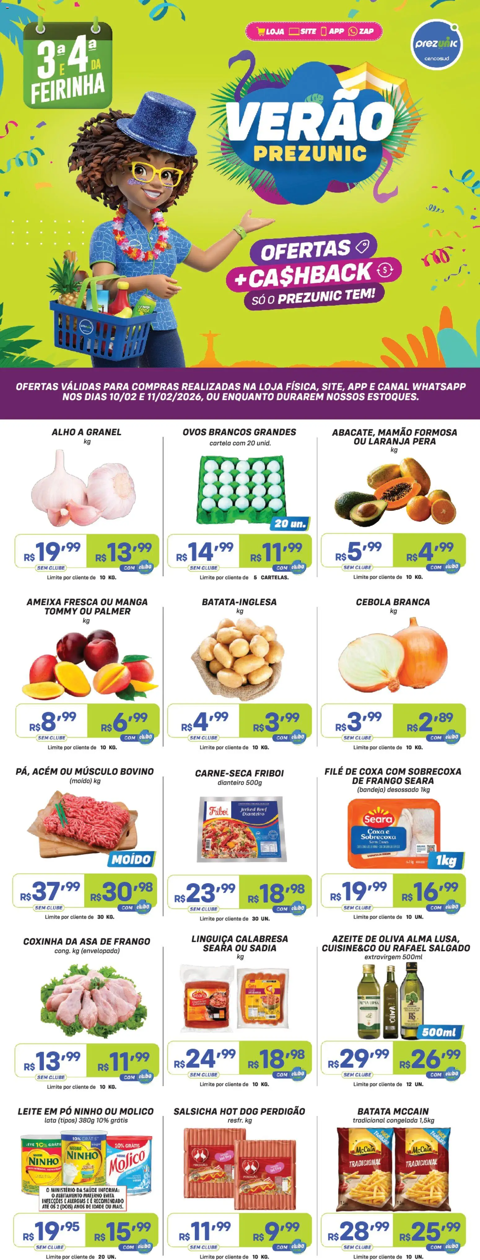 Prezunic Folheto - válido de 10.02.2026 | Página: 1