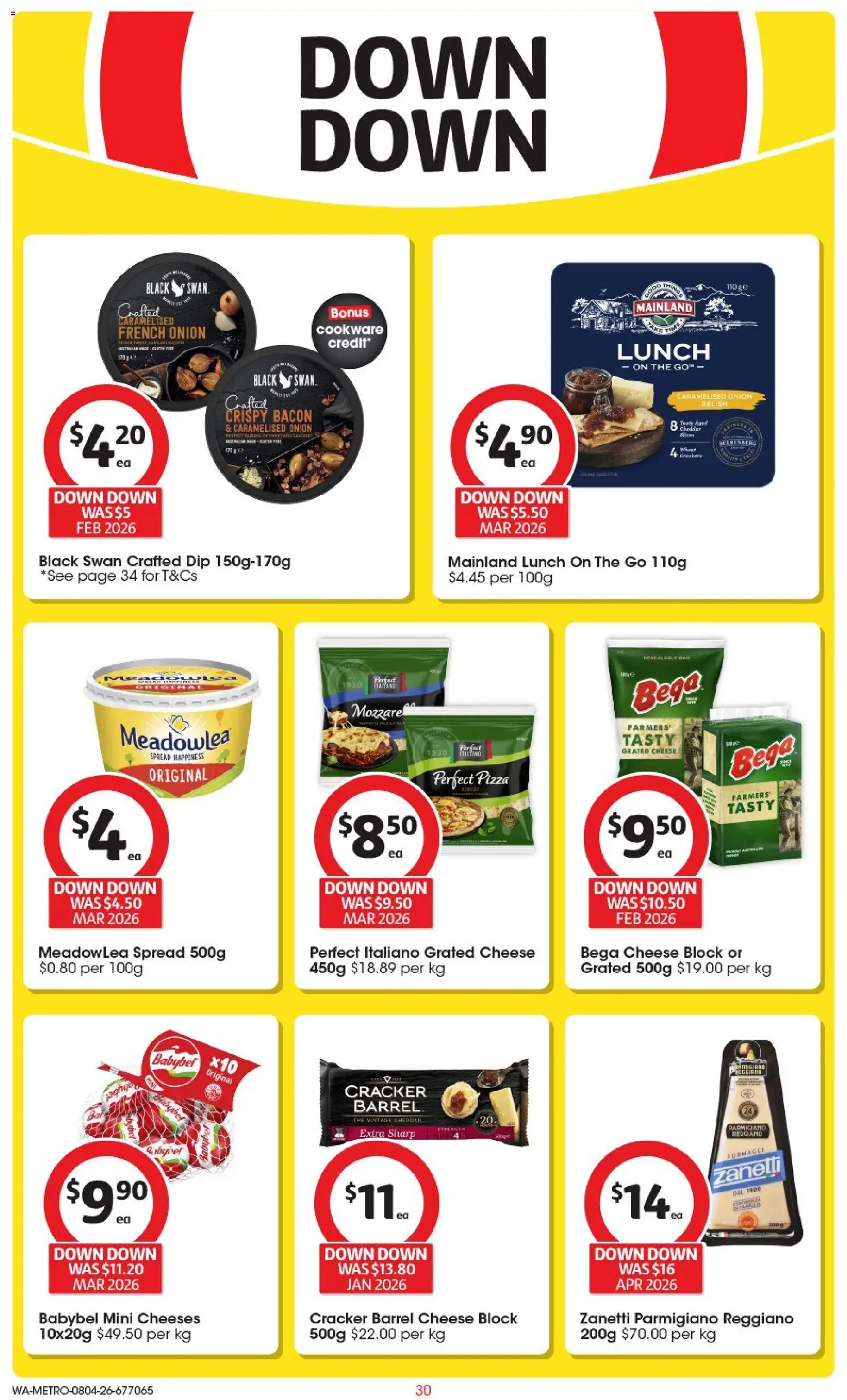 Coles catalogue - valid from 08.04.2026 | Page: 30 | Products: Bacon, Pizza, Cookware, Relish