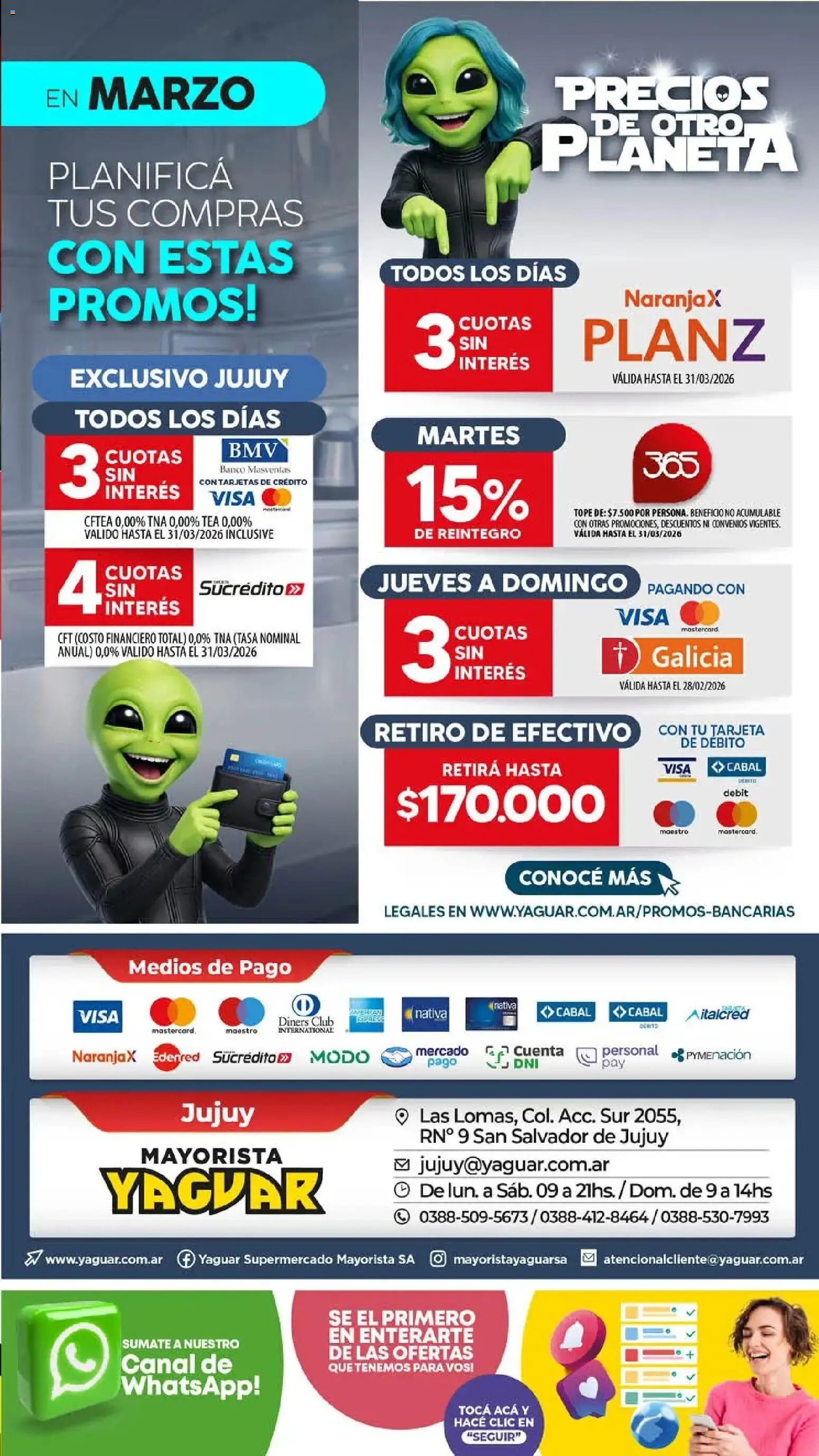Yaguar - Oferta Semanal Jujuy │ válido desde el 02.03.2026 | Página: 16 | Productos: Banco