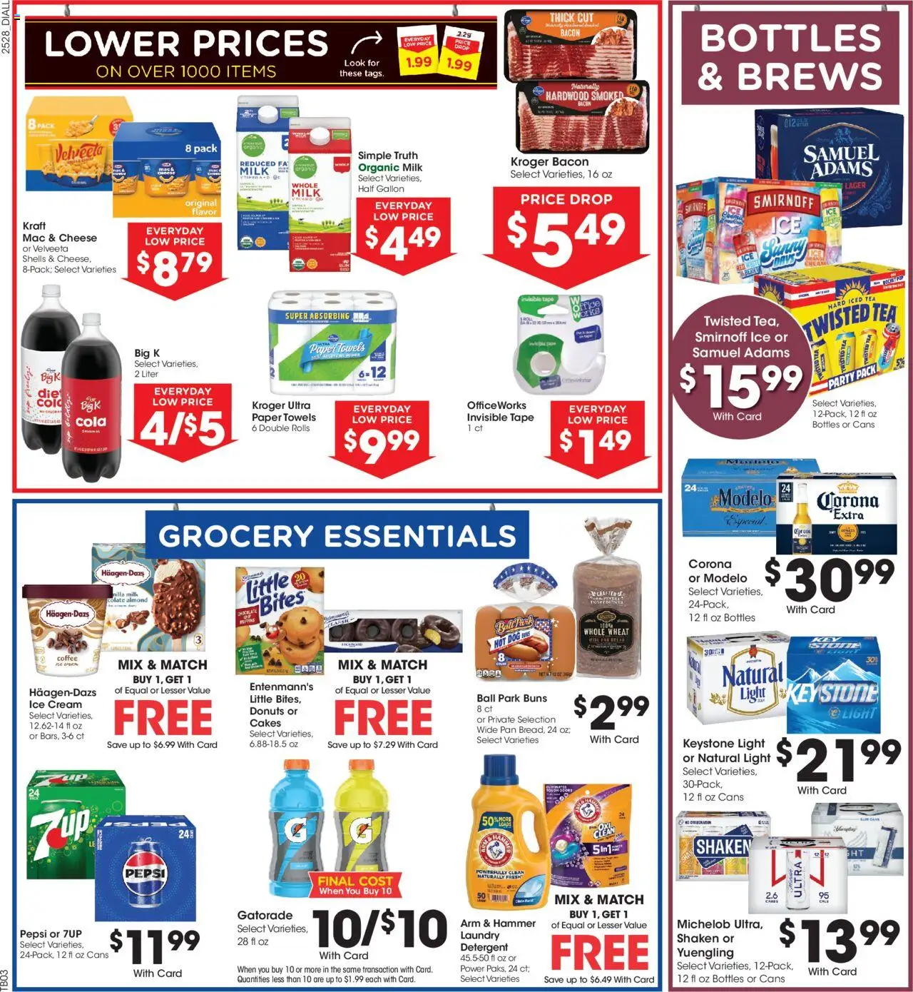 Dillons Weekly Ad - KS - valid from 13.08.2025 | Page: 4 | Products: Milk, Tea, Detergent, Ice cream