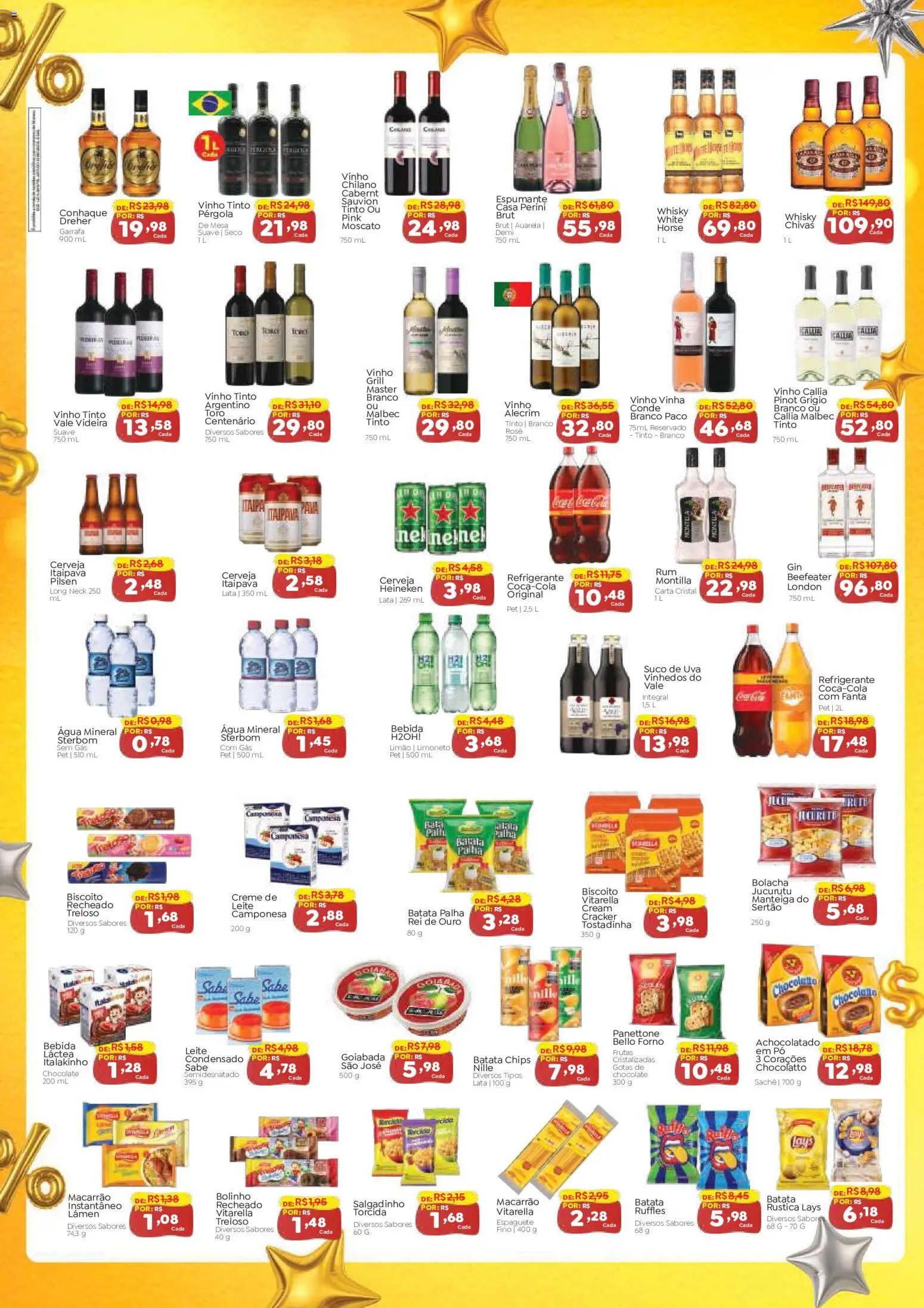 Novo Atacarejo Folheto - válido de 26.12.2025 | Página: 2 | Produtos: Fanta, Suco, Vinho, Cerveja