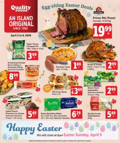 Preview of Quality Foods weekly flyer / circulaire from shop Quality Foods valid from 02.04.2026