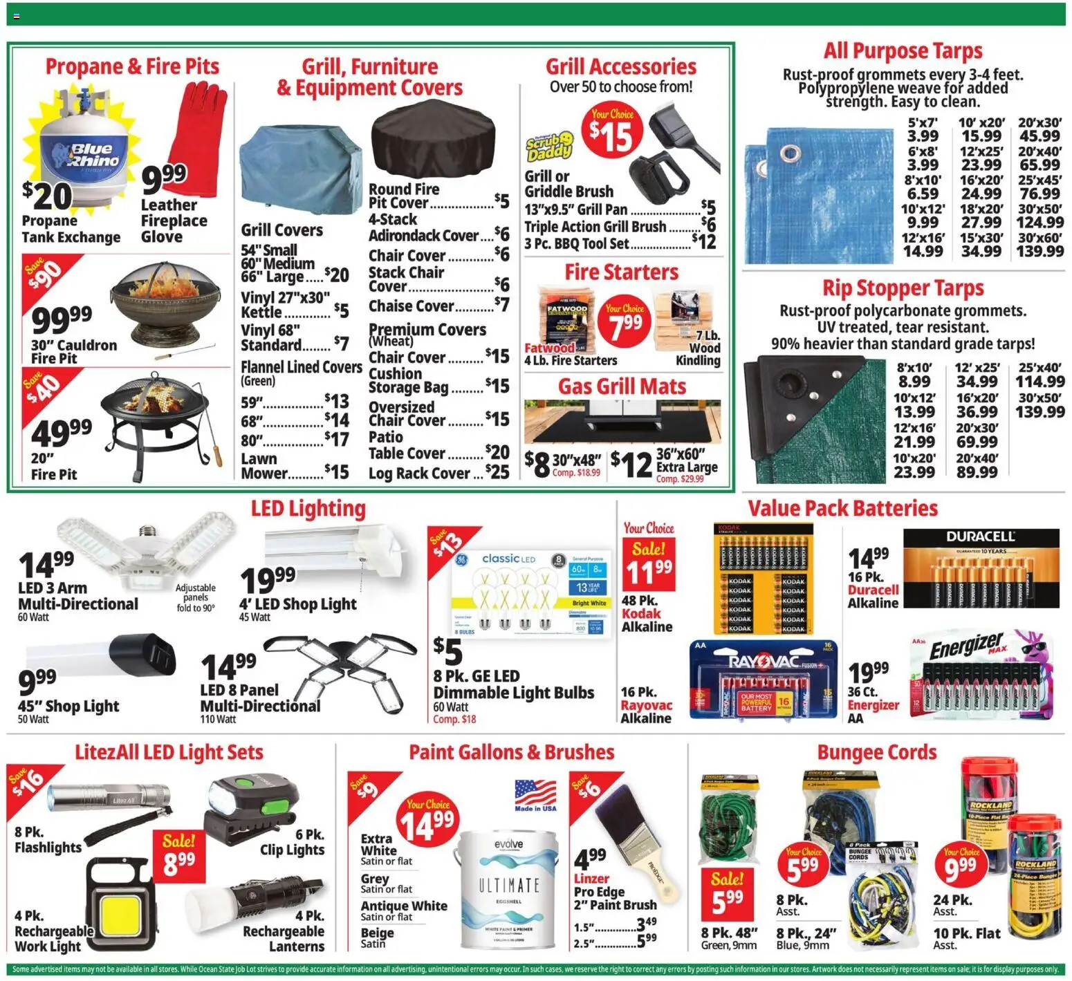Ocean State Job Lot Weekly Ad - MA - valid from 12.03.2026 | Page: 7 | Products: Battery, Clip, Griddle, Grill