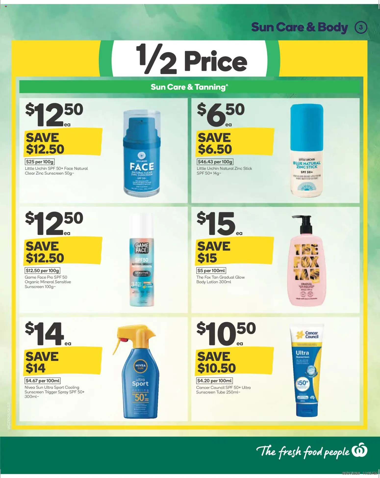 Woolworths catalogue - valid from 21.01.2026 | Page: 4 | Products: Lotion, Body lotion, Game, Zinc