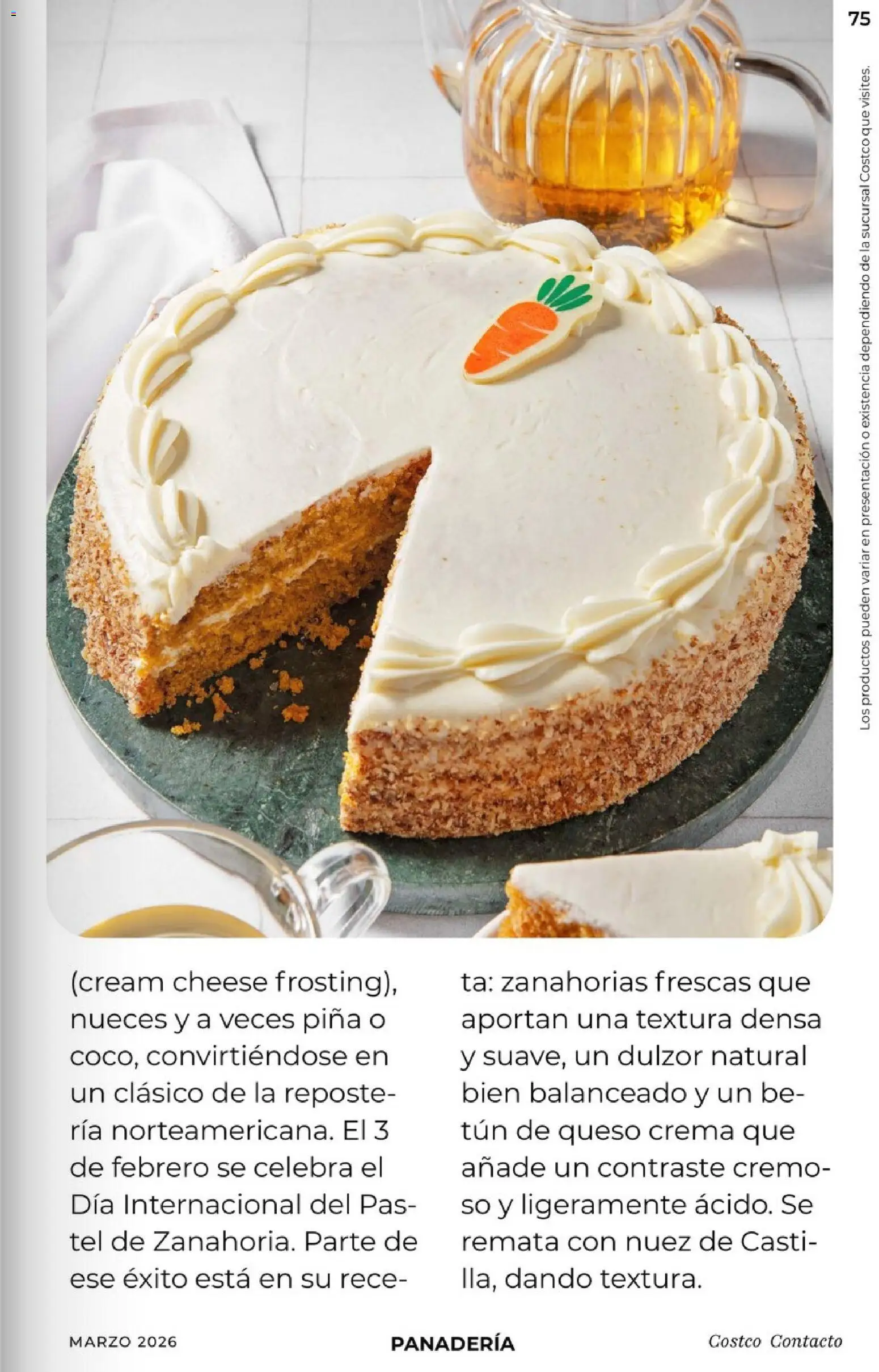 Nuevas ofertas de Costco válidas en toda la República Mexicana desde el 01.03.2026. ¡Encuentra las mejores ofertas en Costco Revista de marzo! | Página: 75 | Productos: Crema, Queso, Nuez, Nueces