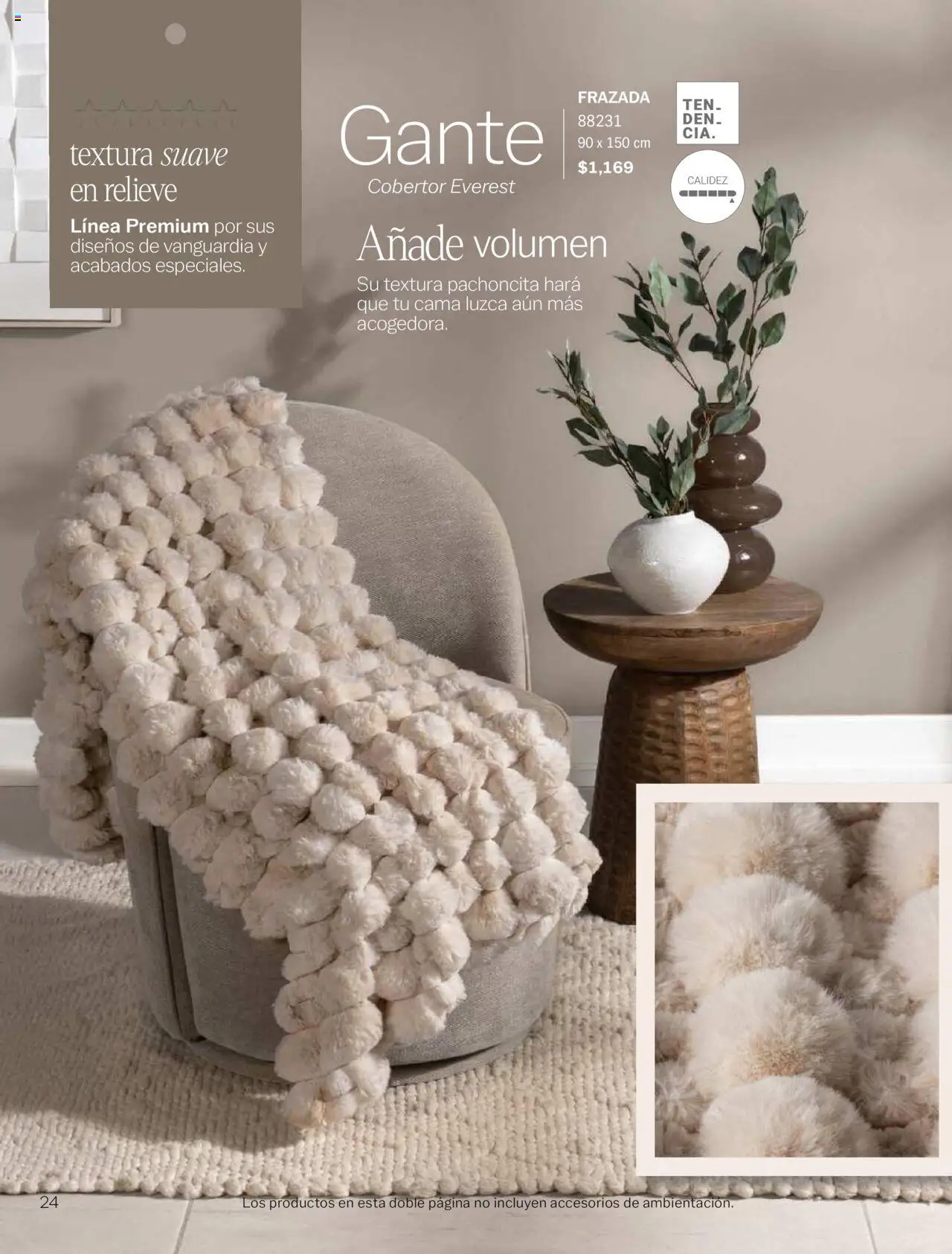 Nuevas ofertas de Vianney válidas en toda la República Mexicana desde el 15.08.2025. ¡Encuentra las mejores ofertas en Vianney - Catálogo Invierno! | Página: 26 | Productos: Cobertor, Cama