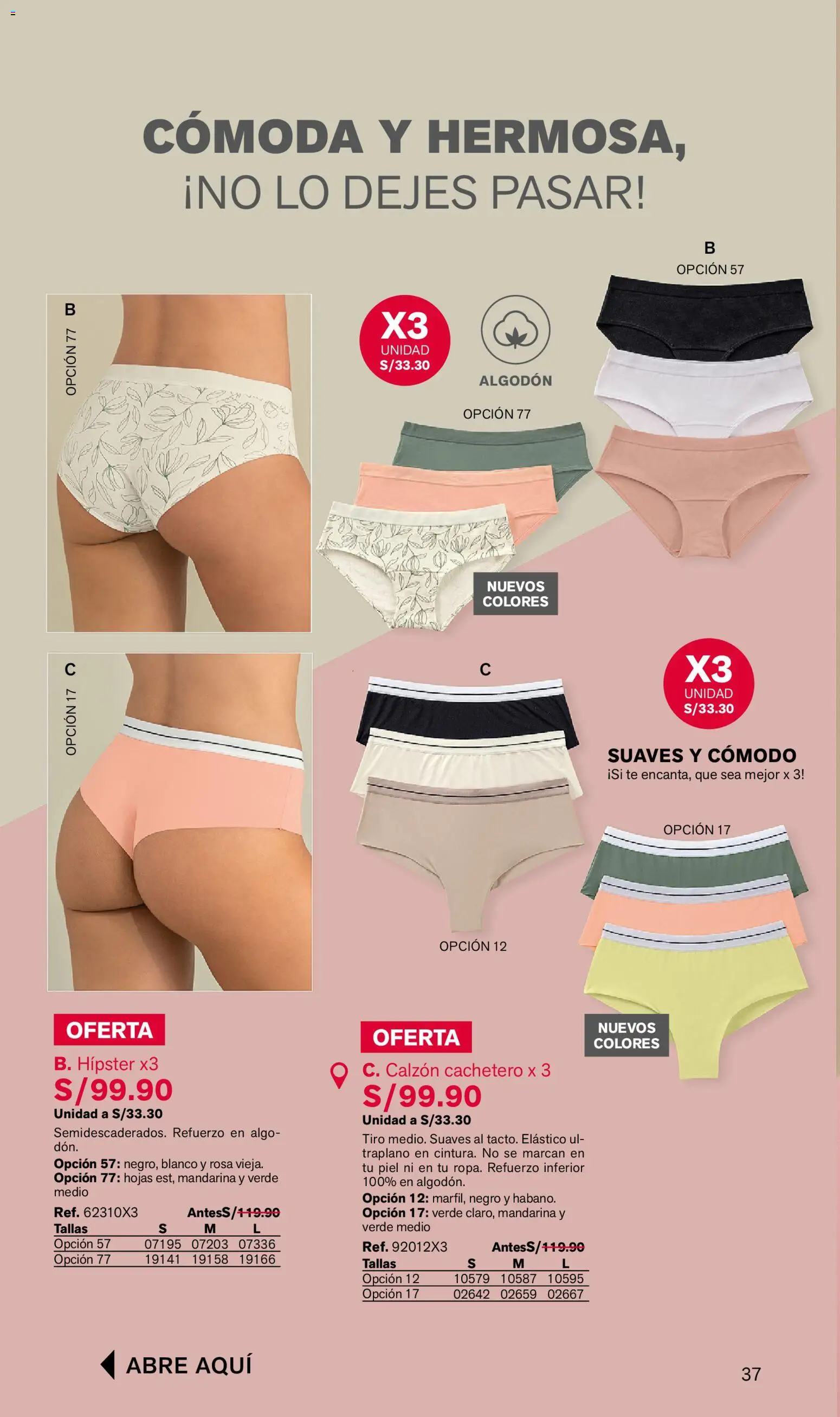 Catálogo Leonisa válido desde 23.10.2025 | Página: 37 | Productos: Cómoda, Té