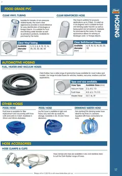 Preview of Clark Rubber catalogue  - valid from 02.04.2026 | Page: 17 | Products: Light, Oil, Tap, Accessories