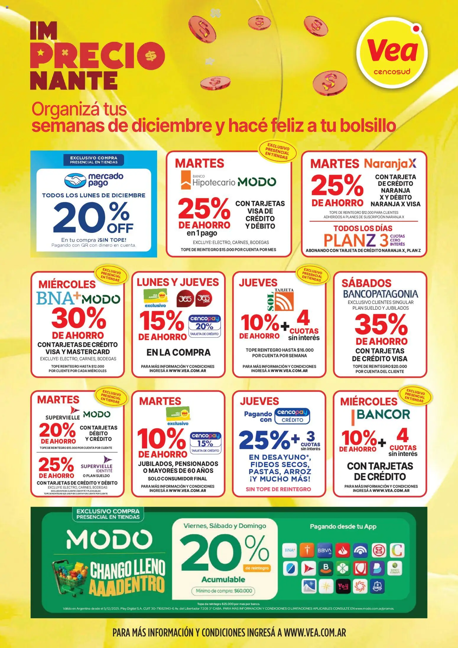 Vea -  Córdoba │ válido desde el 16.12.2025 | Página: 7 | Productos: Banco, Arroz, Fideos