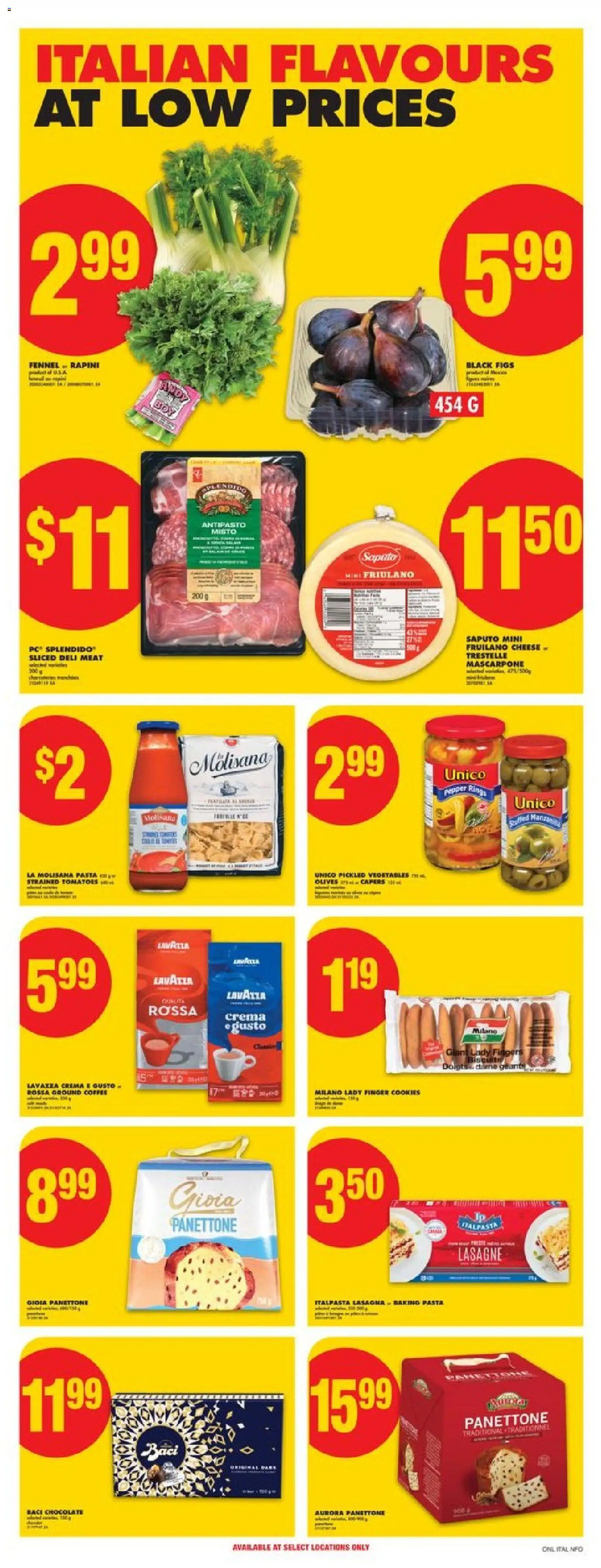 No Frills flyer valid from 11.12.2025 | Page: 15 | Products: Pasta, Cookies, Chocolate, Tomatoes