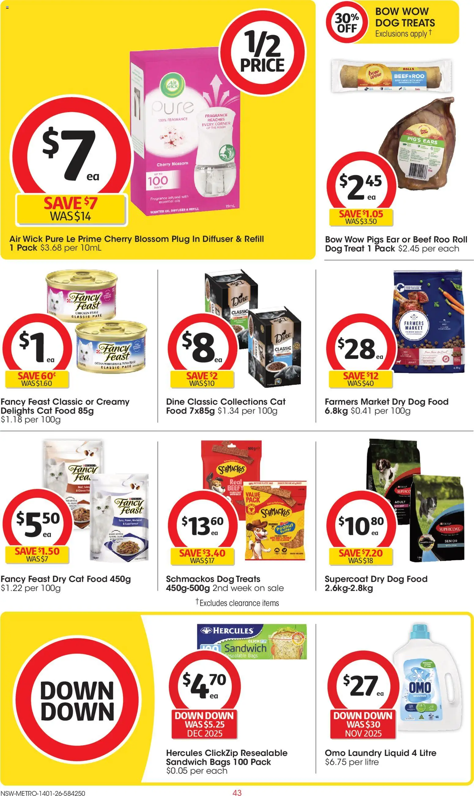 Coles catalogue - valid from 14.01.2026 | Page: 43 | Products: Oil, Chicken, Beef, Laundry