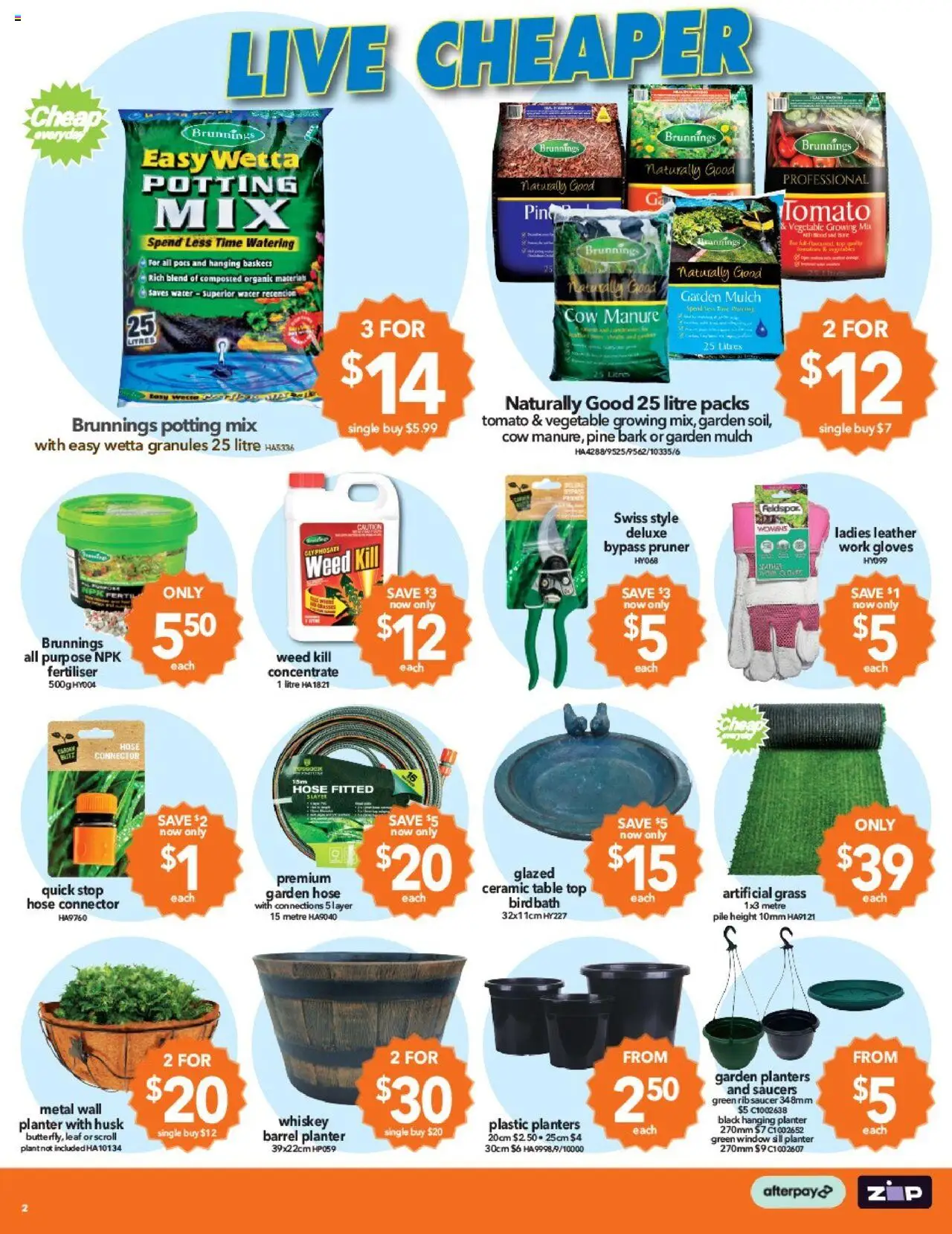 Cheap as Chips catalogue - valid from 17.09.2025 | Page: 2 | Products: Table, Grass, Whiskey, Gloves