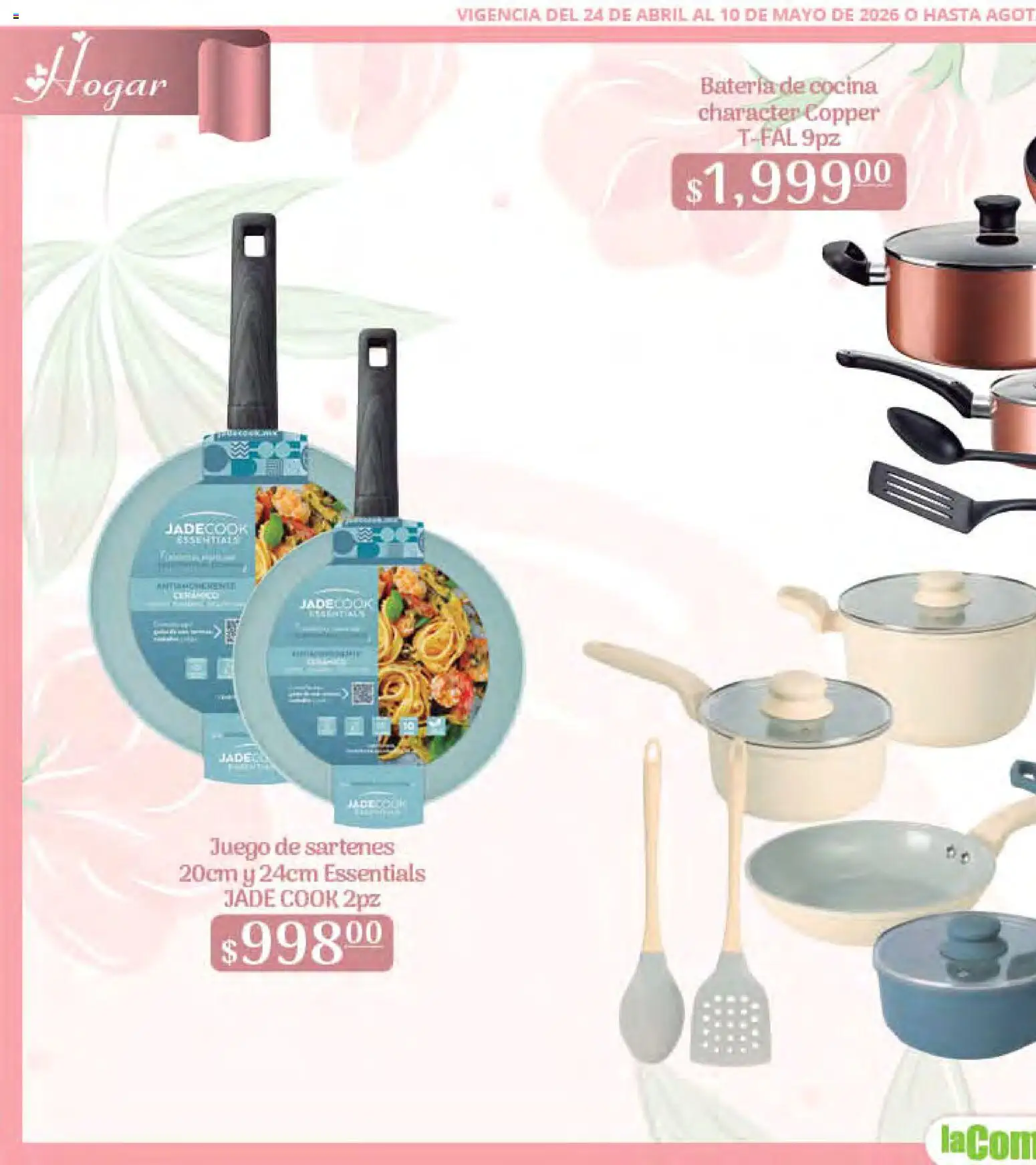 Nuevas ofertas de La Comer válidas en toda la República Mexicana desde el 24.04.2026. ¡Encuentra las mejores ofertas en La Comer folleto Mamá es lo más importante! | Página: 62 | Productos: Juego, Cocina, Batería