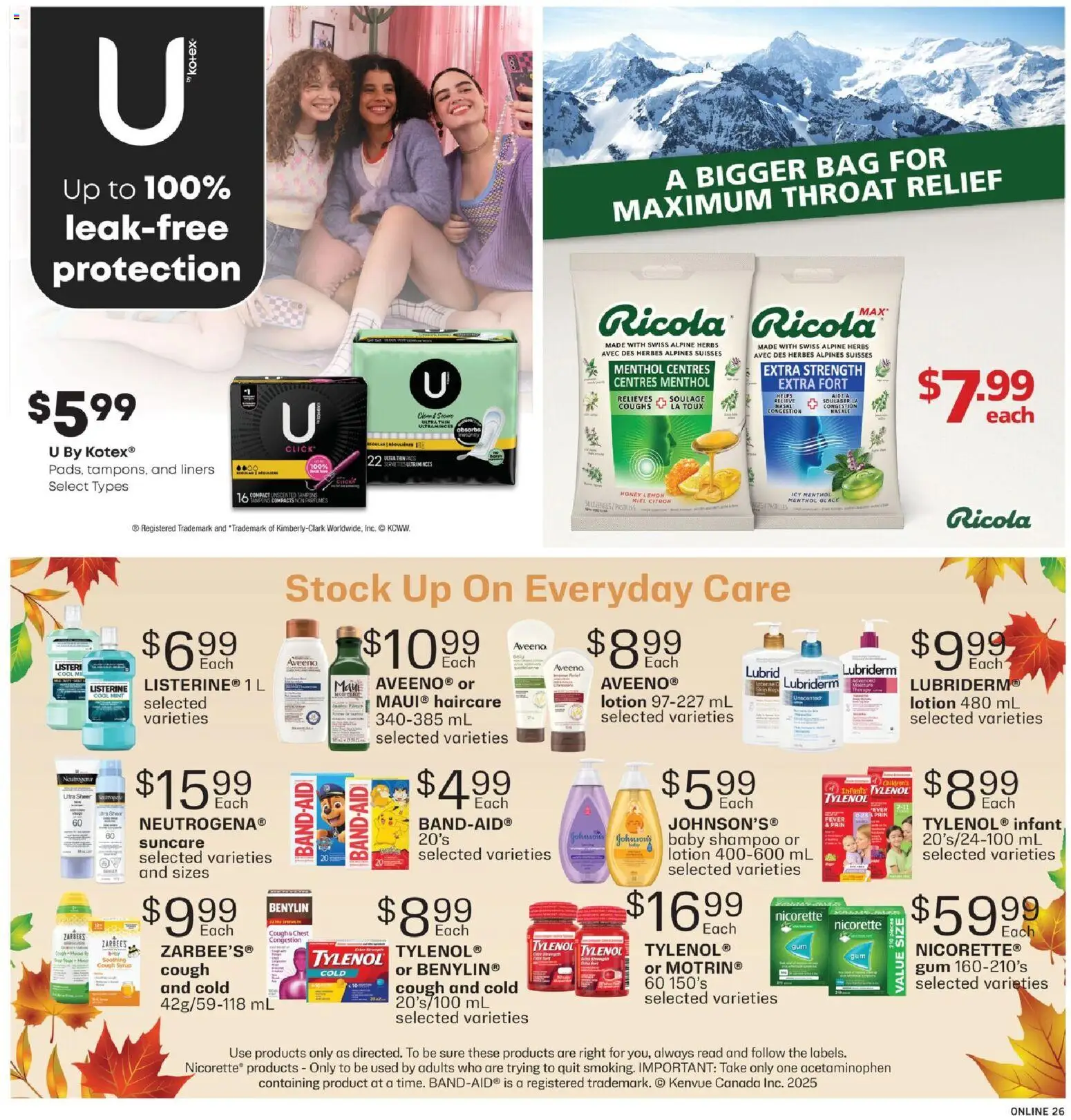 Fortinos flyer valid from 13.11.2025 | Page: 26 | Products: Bag, Shampoo