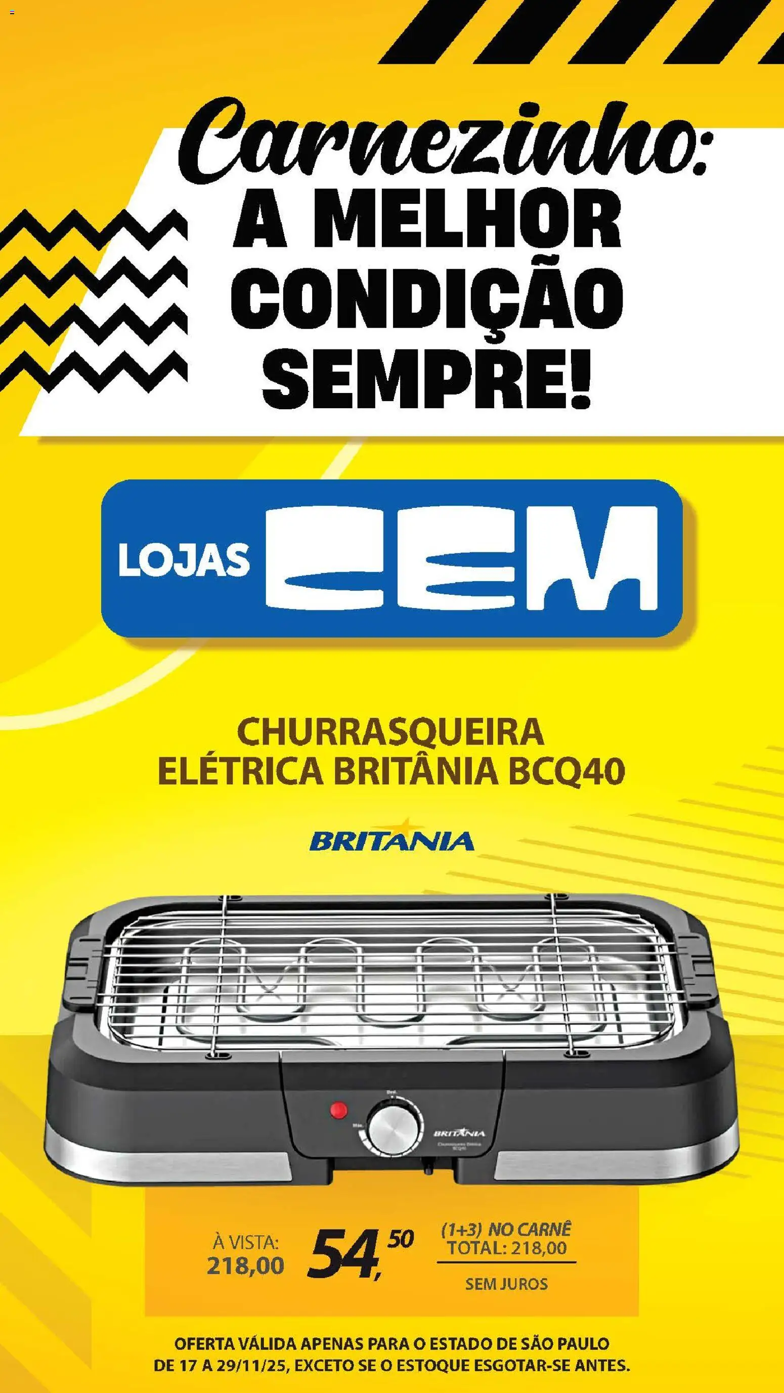 Lojas Cem Folheto - válido de 17.11.2025 | Página: 87 | Produtos: Carne, Churrasqueira