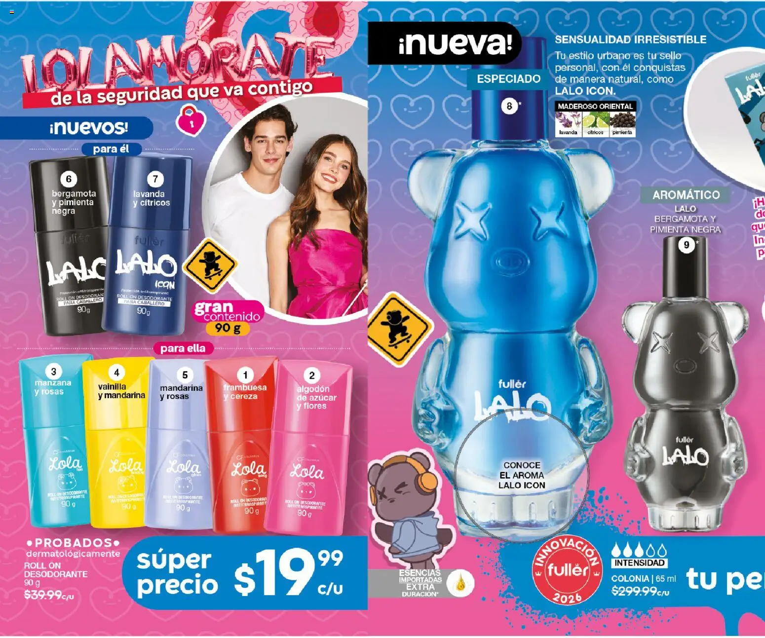 Nuevas ofertas de Fuller válidas en toda la República Mexicana desde el 24.12.2025. ¡Encuentra las mejores ofertas en Fuller campaña 19 2026! | Página: 2 | Productos: Antitranspirante, Pimienta, Manzana, Algodón