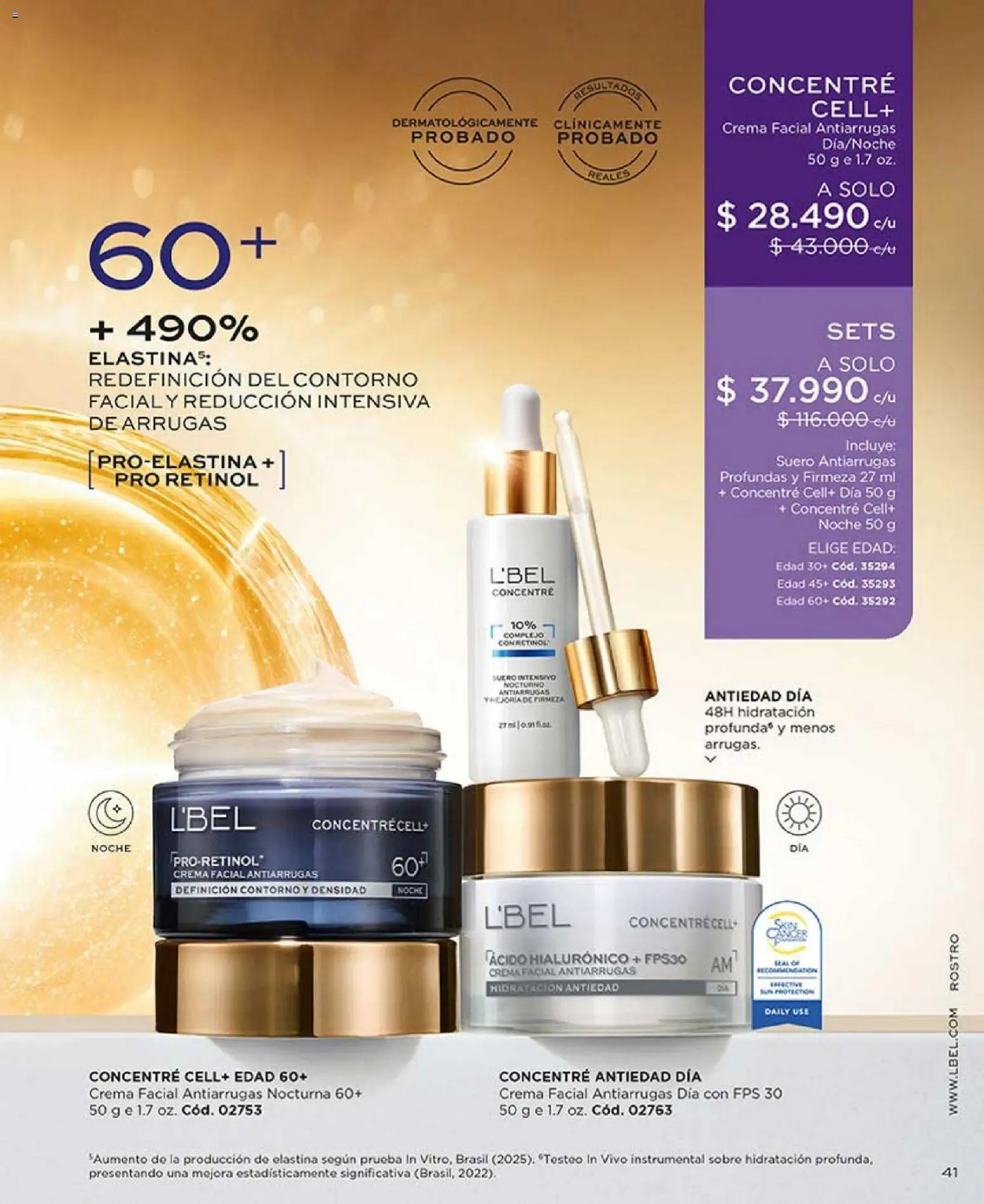 Catálogo L'Bel Campaña 1 │ válido desde el 01.01.2026 | Página: 41 | Productos: Contorno, Sobre, Crema