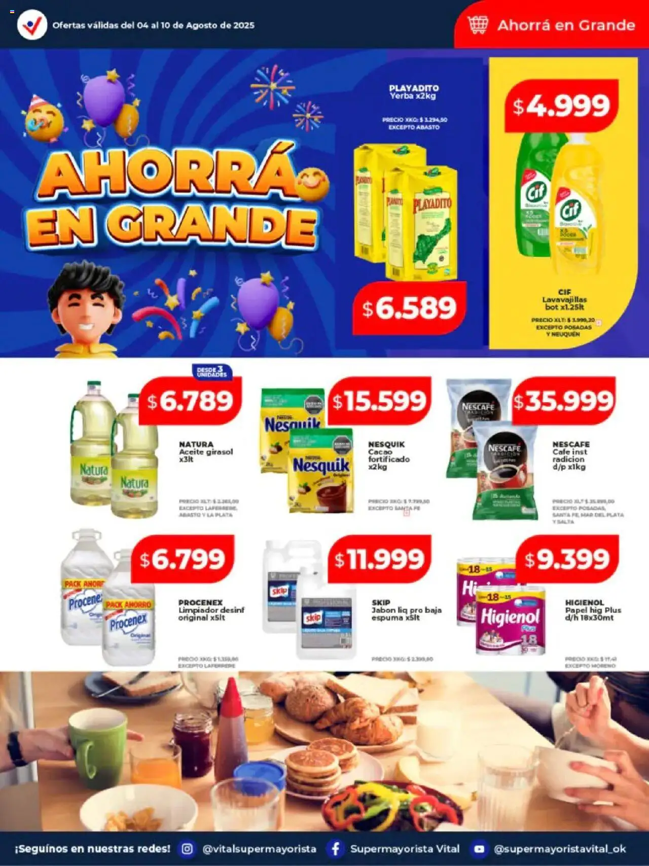 Vital - Ofertas │ válido desde el 04.08.2025 | Página: 24 | Productos: Yerba, Aceite, Cacao, Limpiador
