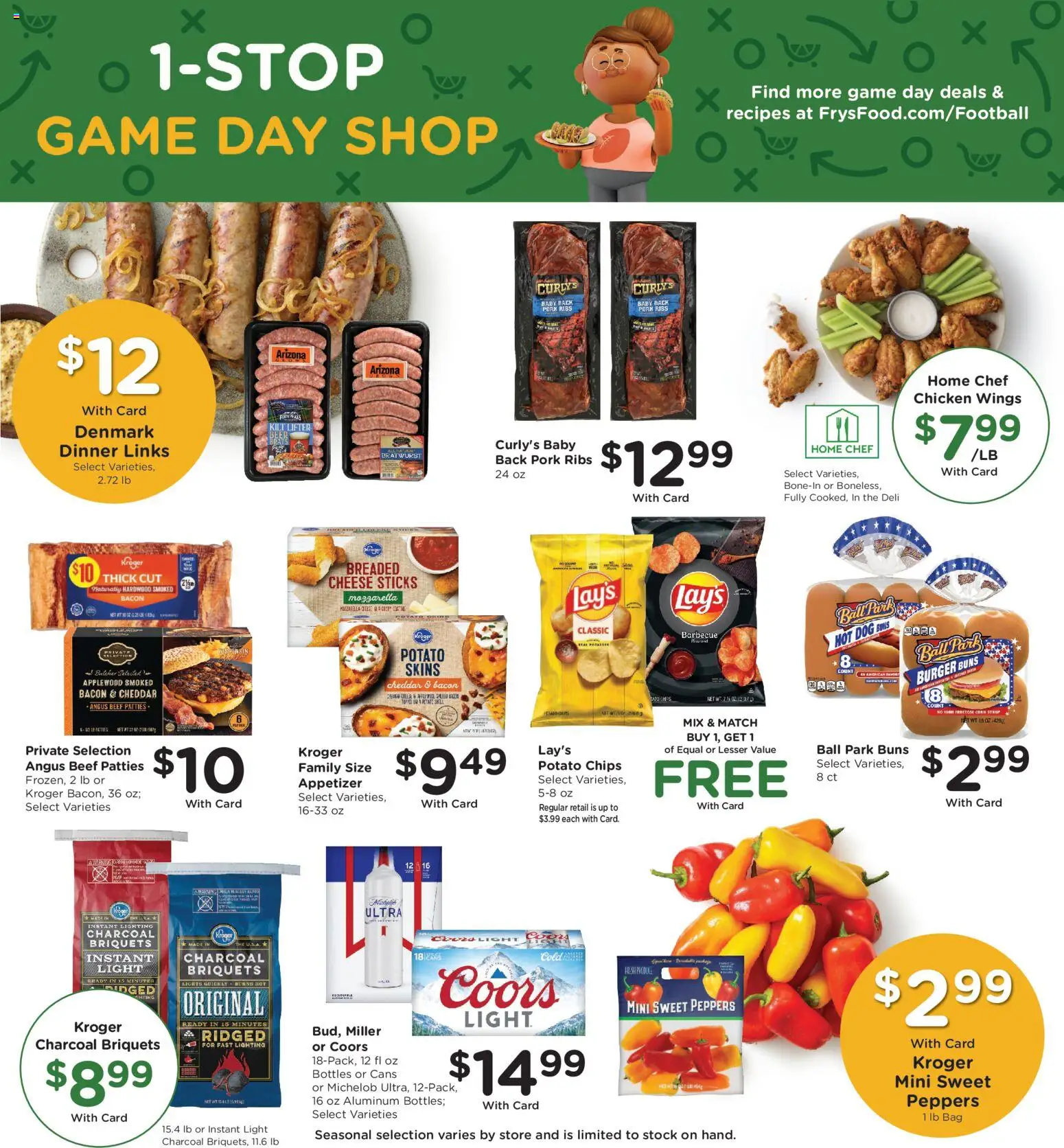 Fry's Food Weekly Ad - valid from 05.11.2025 | Page: 8 | Products: Corn, Peppers, Beer, Beef