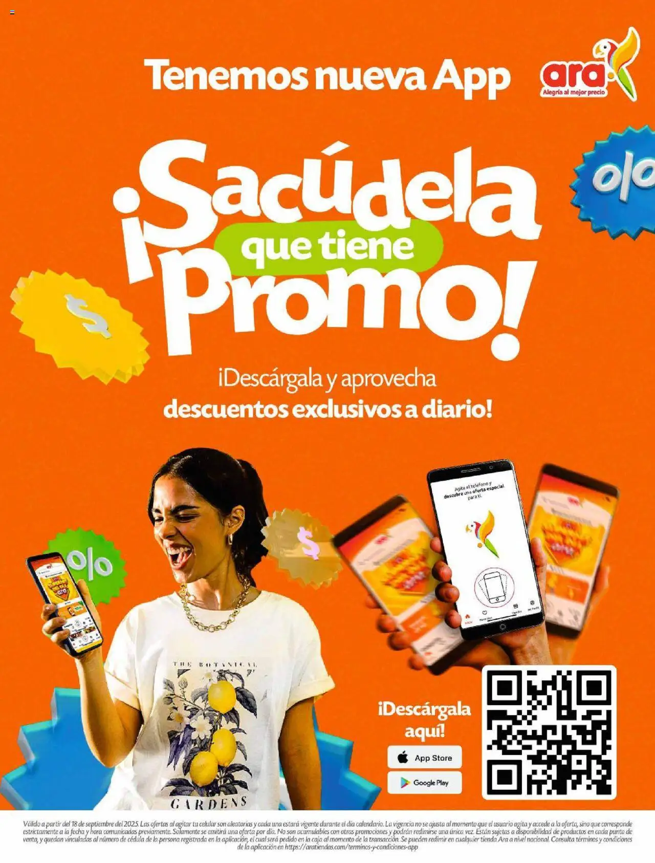 Ara revista - valida desde el 25.09.2025 | Página: 1 | Productos: Teléfono, Caja