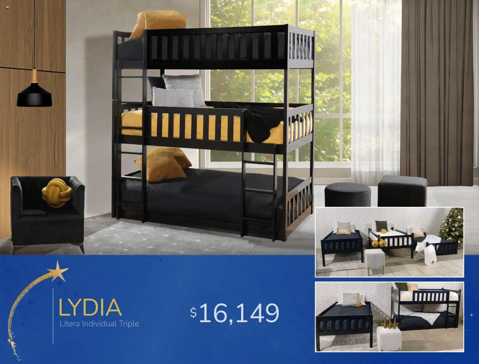 Nuevas ofertas de Muebles Dico válidas en toda la República Mexicana desde el 06.01.2026. ¡Encuentra las mejores ofertas en Muebles Dico catálogo Magia de Reyes! | Página: 25 | Productos: Litera