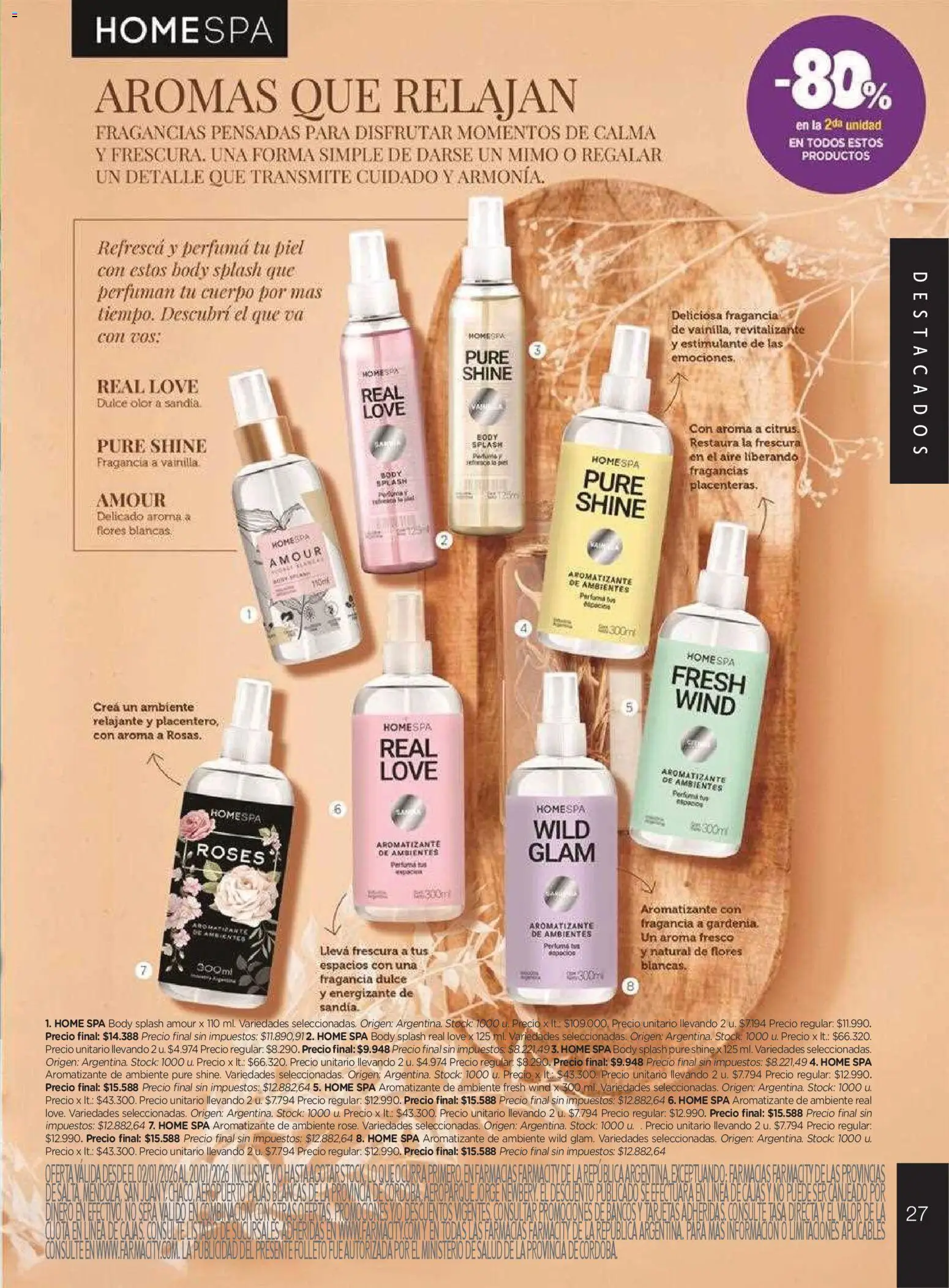Farmacity catálogo │ válido desde el 02.01.2026 | Página: 27 | Productos: Body, Sandía, Fragancia
