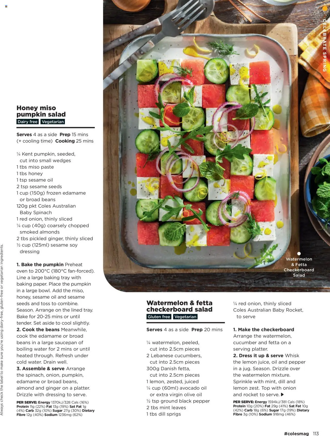Coles catalogue - valid from 06.10.2025 | Page: 133 | Products: Almonds, Salad, Seeds, Water