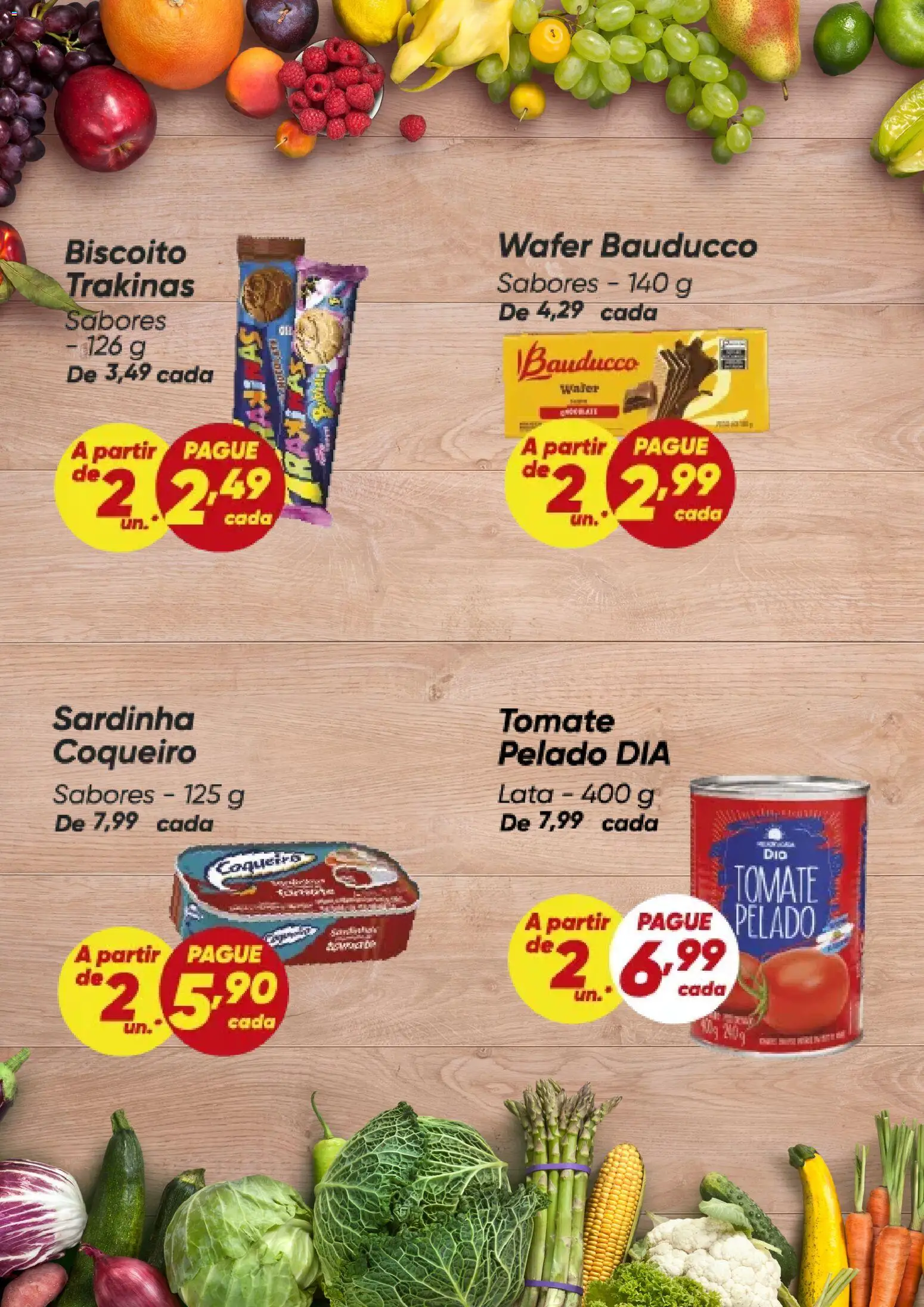 Dia Folheto - válido de 19.02.2026 | Página: 3 | Produtos: Biscoito, Sardinha