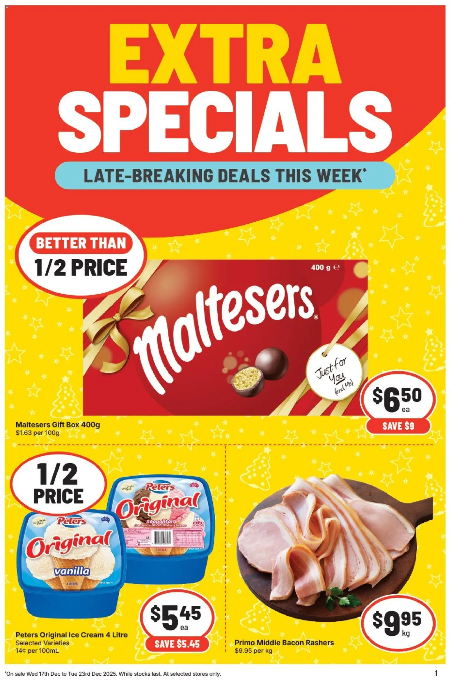 IGA catalogue - valid from 17.12.2025 | Page: 2 | Products: Box, Bacon, Cream, Ice cream