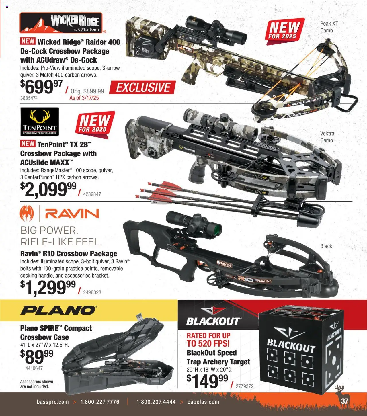 Cabela's Deer Hunting 25 - valid from 01.10.2025 | Page: 37 | Products: Ridge, Crossbow, Case, Archery