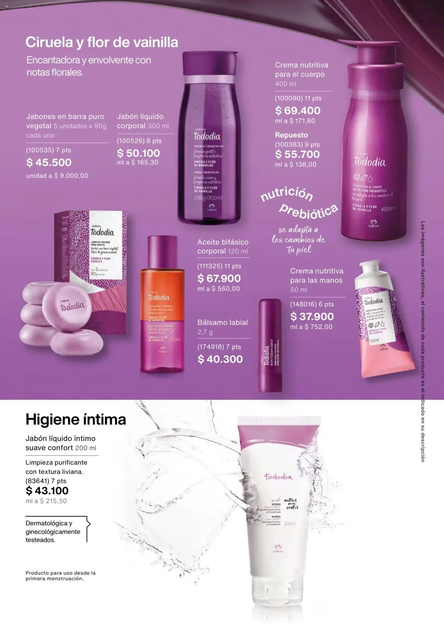 Natura revista - valida desde el 01.02.2026 | Página: 127 | Productos: Crema, Bálsamo, Jabón líquido, Aceite