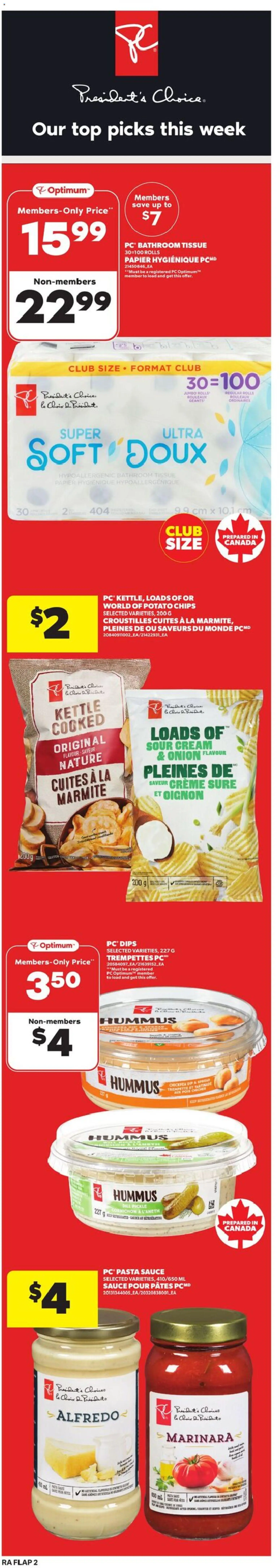Atlantic Superstore flyer valid from 22.01.2026 | Page: 2 | Products: Chips, Cream, PC, Kettle