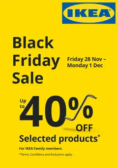Preview of IKEA Black Friday - valid from 28.11.2025