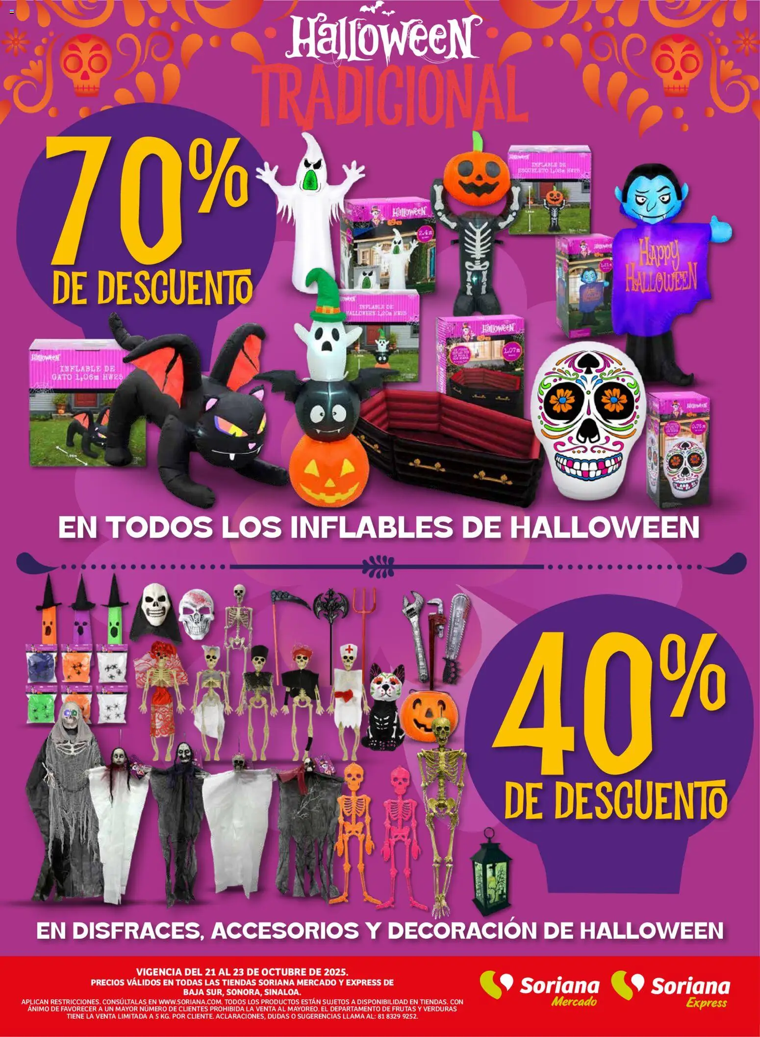 Nuevas ofertas de Soriana válidas en toda la República Mexicana desde el 22.10.2025. ¡Encuentra las mejores ofertas en Soriana - Frescos del Mandado Mercado: BCS, Son y Sin! | Página: 4