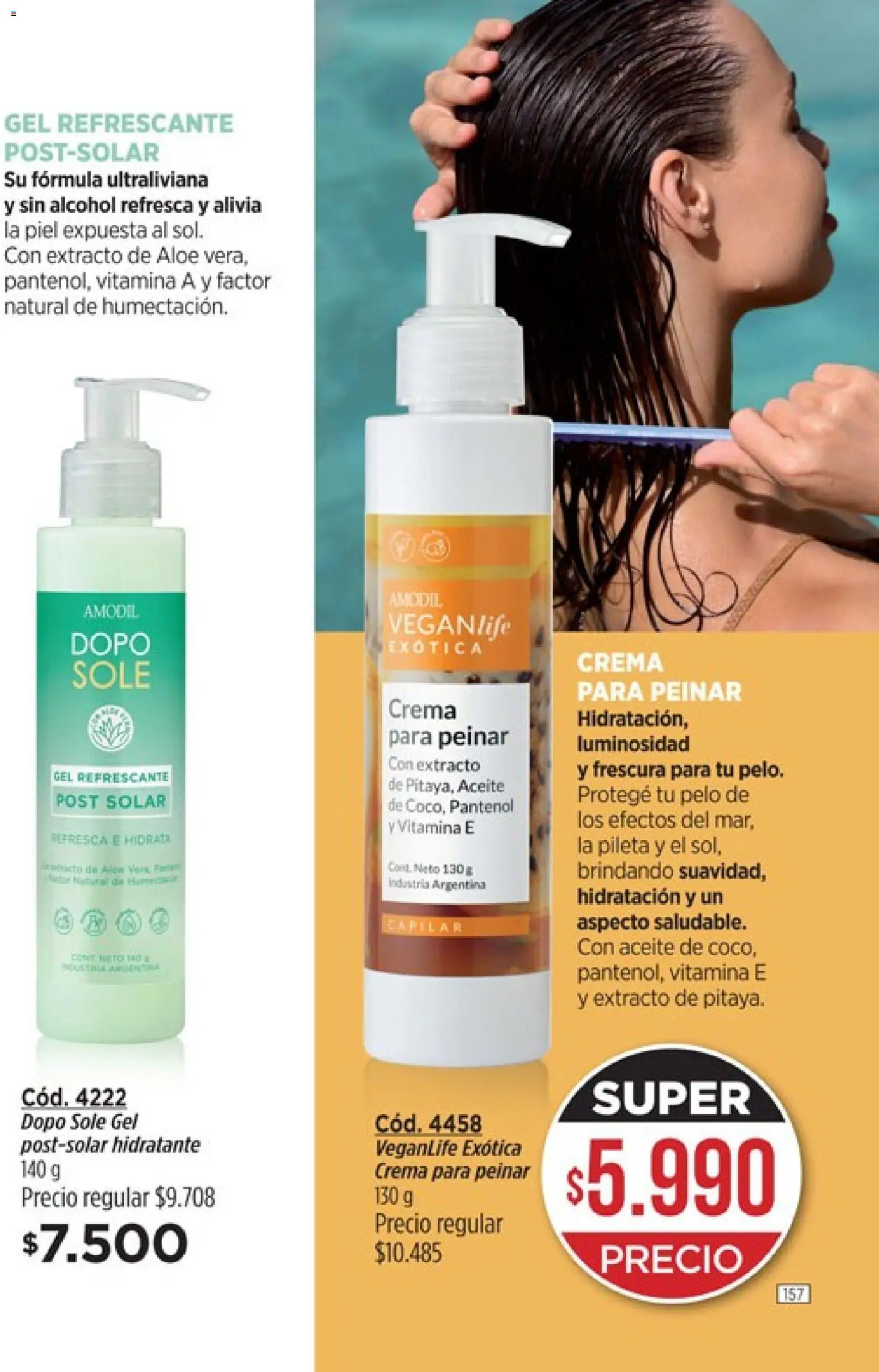 Catálogo Amodil Campaña 2 │ válido desde el 01.02.2026 | Página: 157 | Productos: Aceite, Pileta, Crema