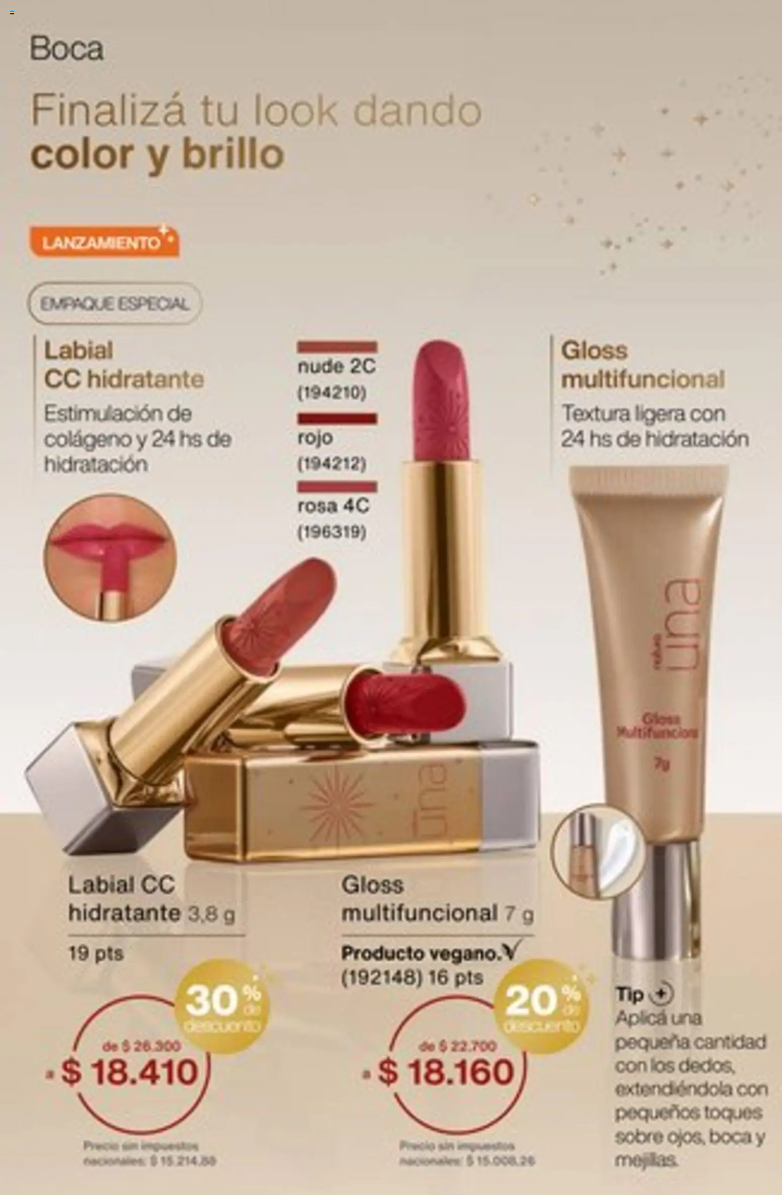 Catálogo Natura Ciclo 16/2025 │ válido desde el 01.11.2025 | Página: 129 | Productos: Sobre, Brillo