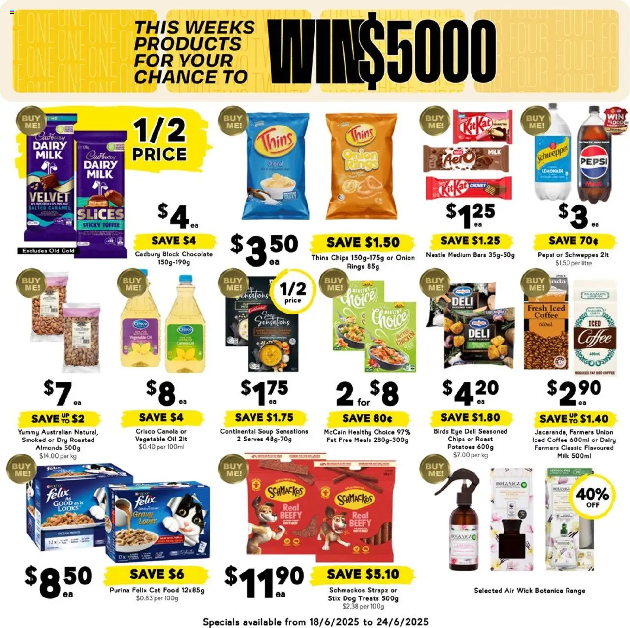Drakes catalogue - valid from 18.06.2025 | Page: 3 | Products: Dairy, Oil, Chicken, Pepsi