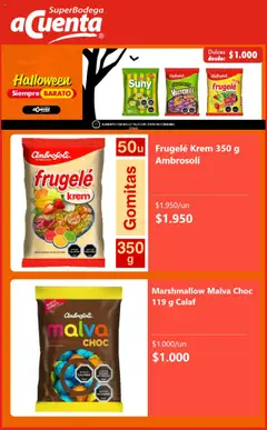 Super Bodega aCuenta ofertas  válido desde el 16.10.2025 | Página: 2 | Productos: Gomitas, Chocolate
