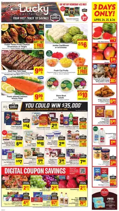 Preview of Lucky Supermarkets weekly ads valid from 22.04.2026