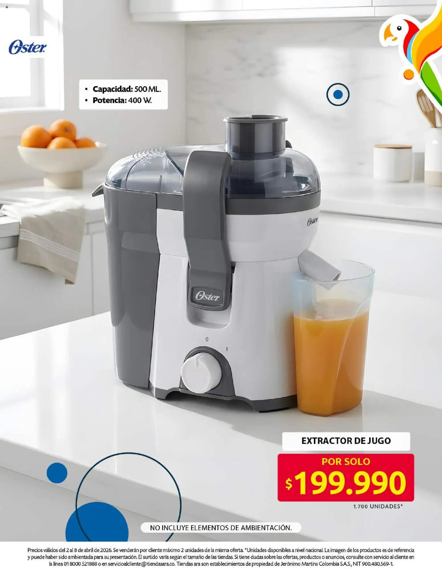 Ara revista - valida desde el 02.04.2026 | Página: 12 | Productos: Sobre, Jugo