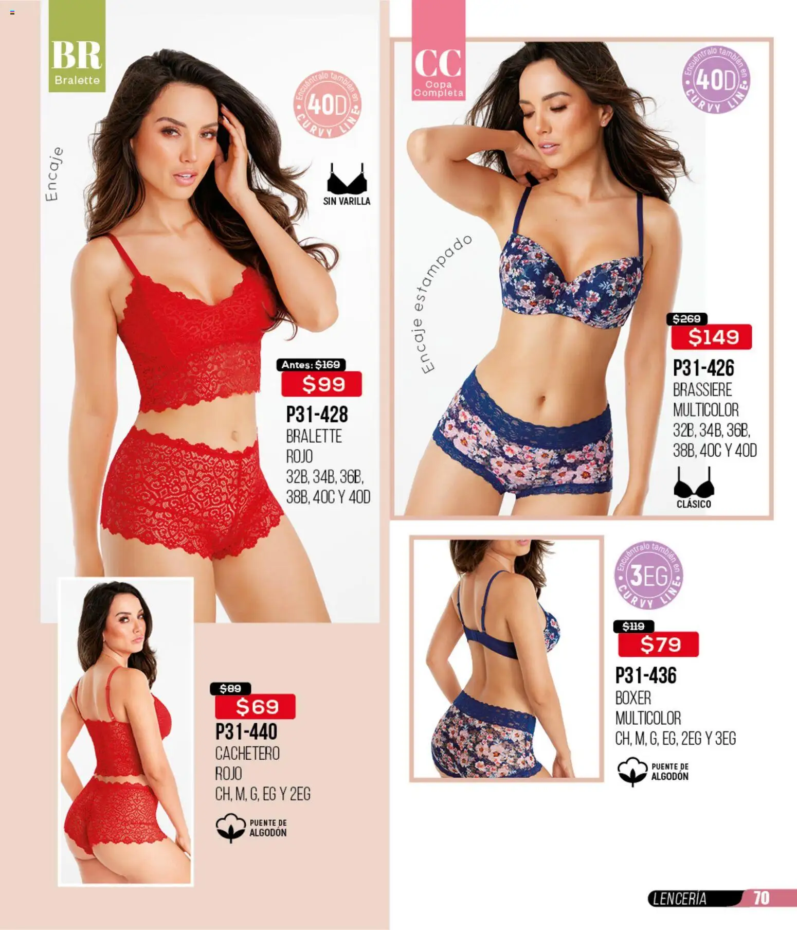 Nuevas ofertas de Cklass válidas en toda la República Mexicana desde el 16.02.2026. ¡Encuentra las mejores ofertas en Cklass catálogo Remate Ropa! | Página: 71 | Productos: Algodón, Lenceria, Cachetero