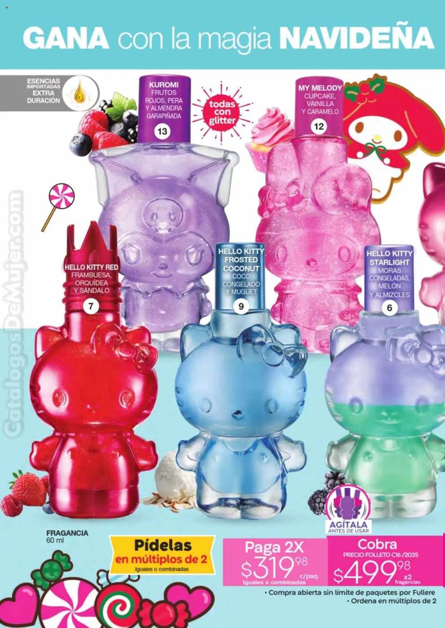 Nuevas ofertas de Fuller válidas en toda la República Mexicana desde el 12.11.2025. ¡Encuentra las mejores ofertas en Fuller Revista Gana Más C16! | Página: 2 | Productos: Melón, Glitter, Almendra, Esencias